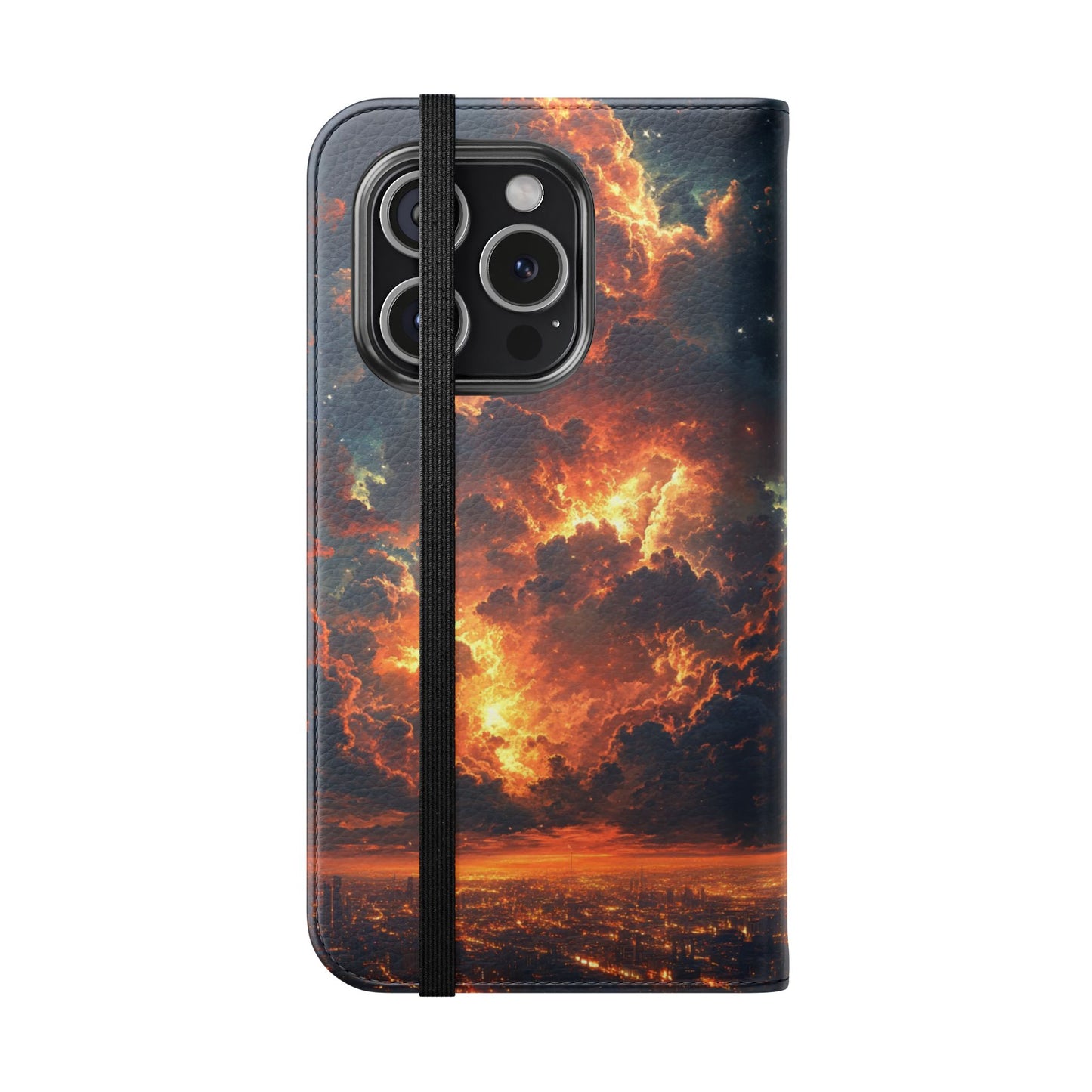 Cosmic Storm - Wallet Flip Case