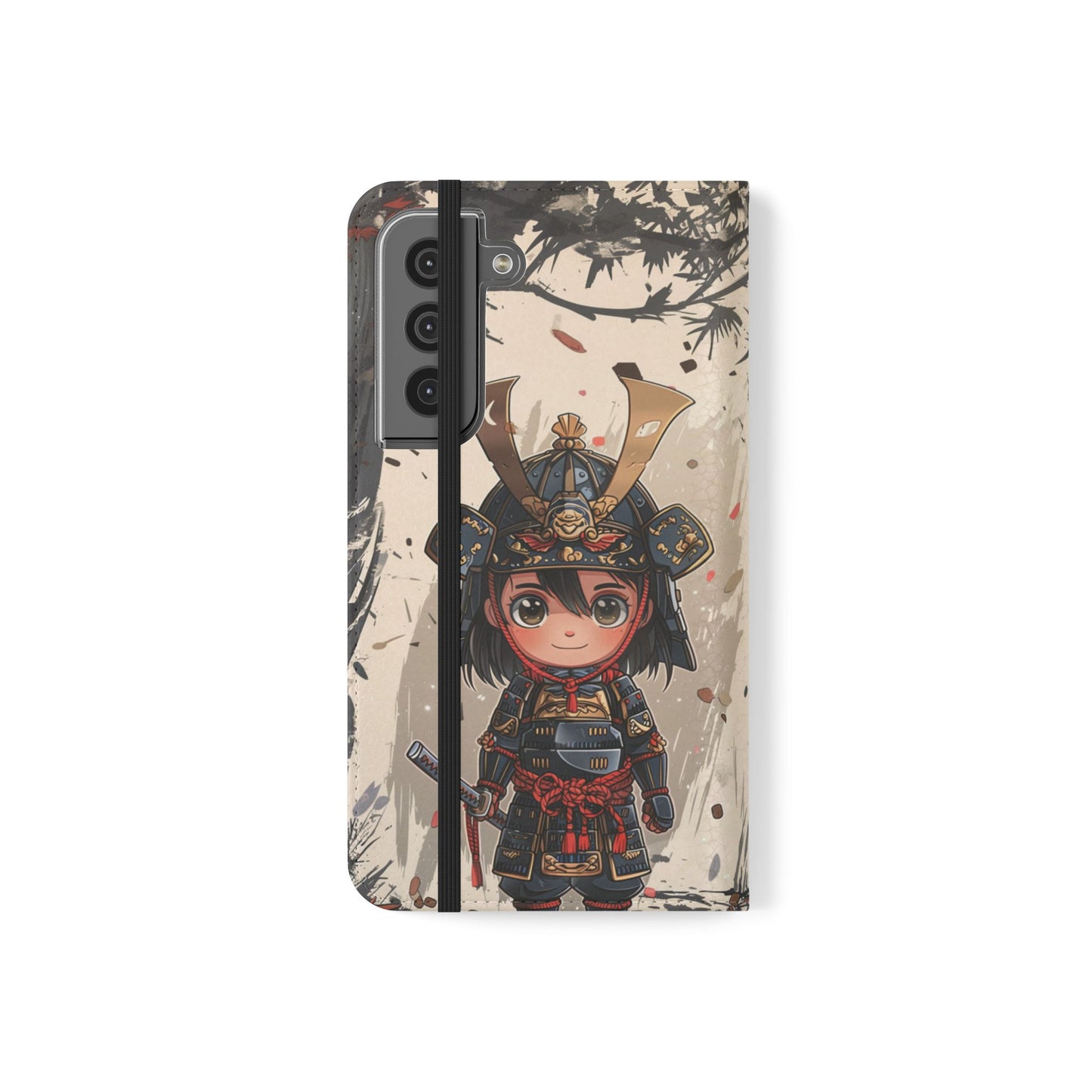 Chibi Samurai - Wallet Flip Case