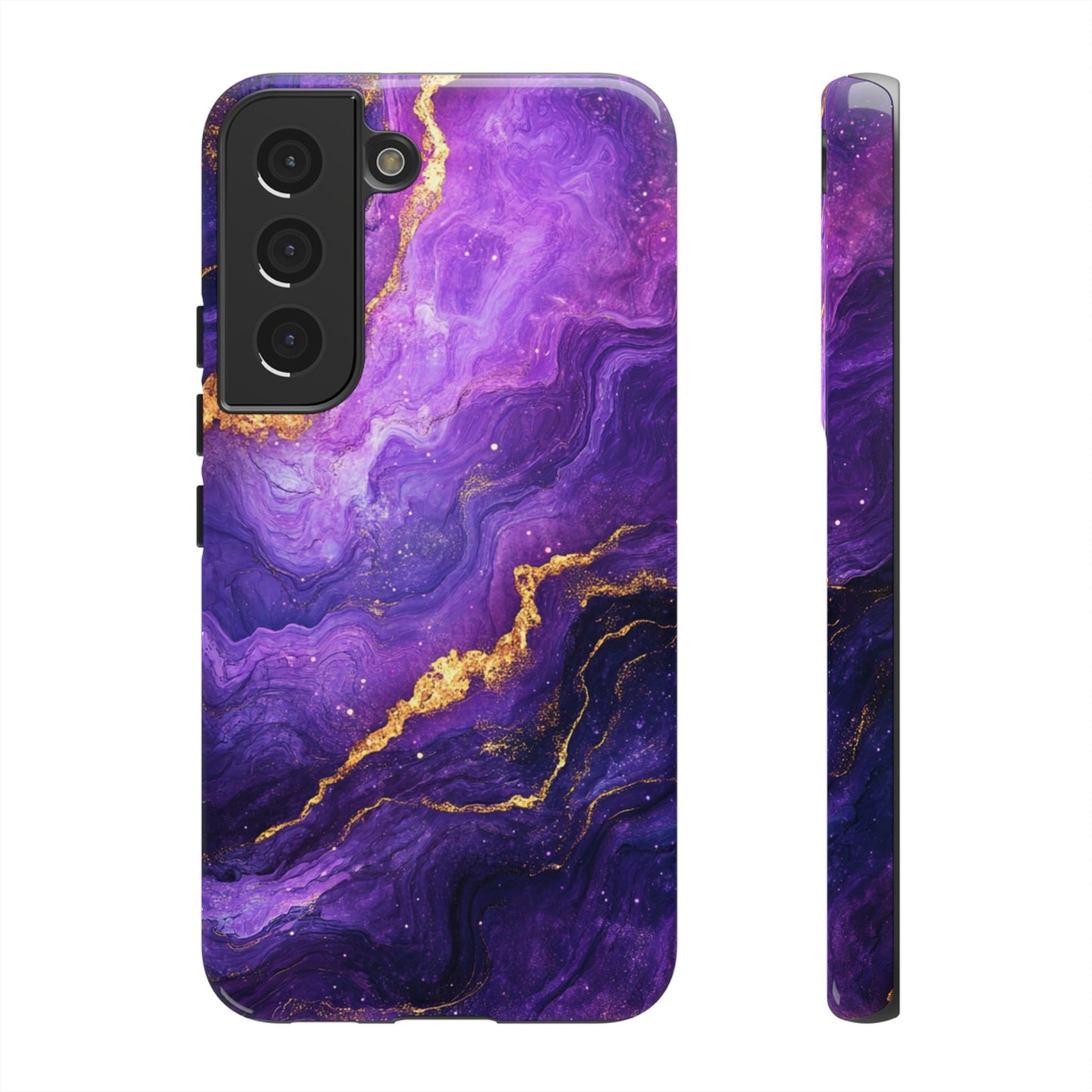 Amethyst Gold Marble – Tough Samsung Galaxy Case