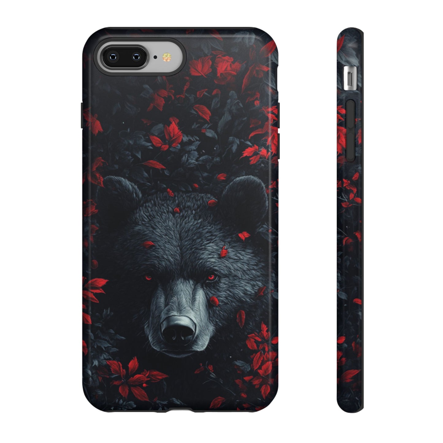 Crimson Bear Thicket – Tough iPhone Case