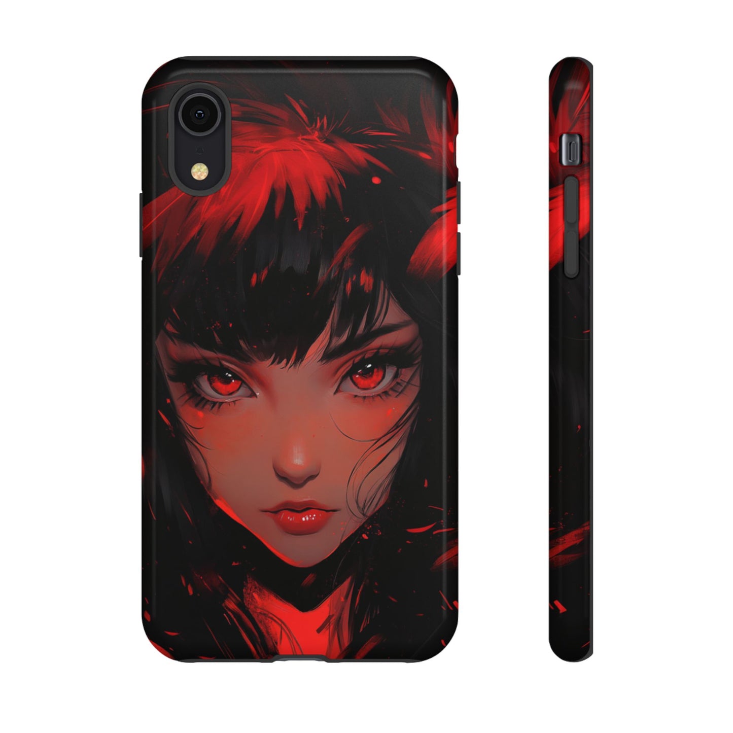 Fiery Gaze Anime Phone Case – iPhone, Google Pixel, Samsung Galaxy