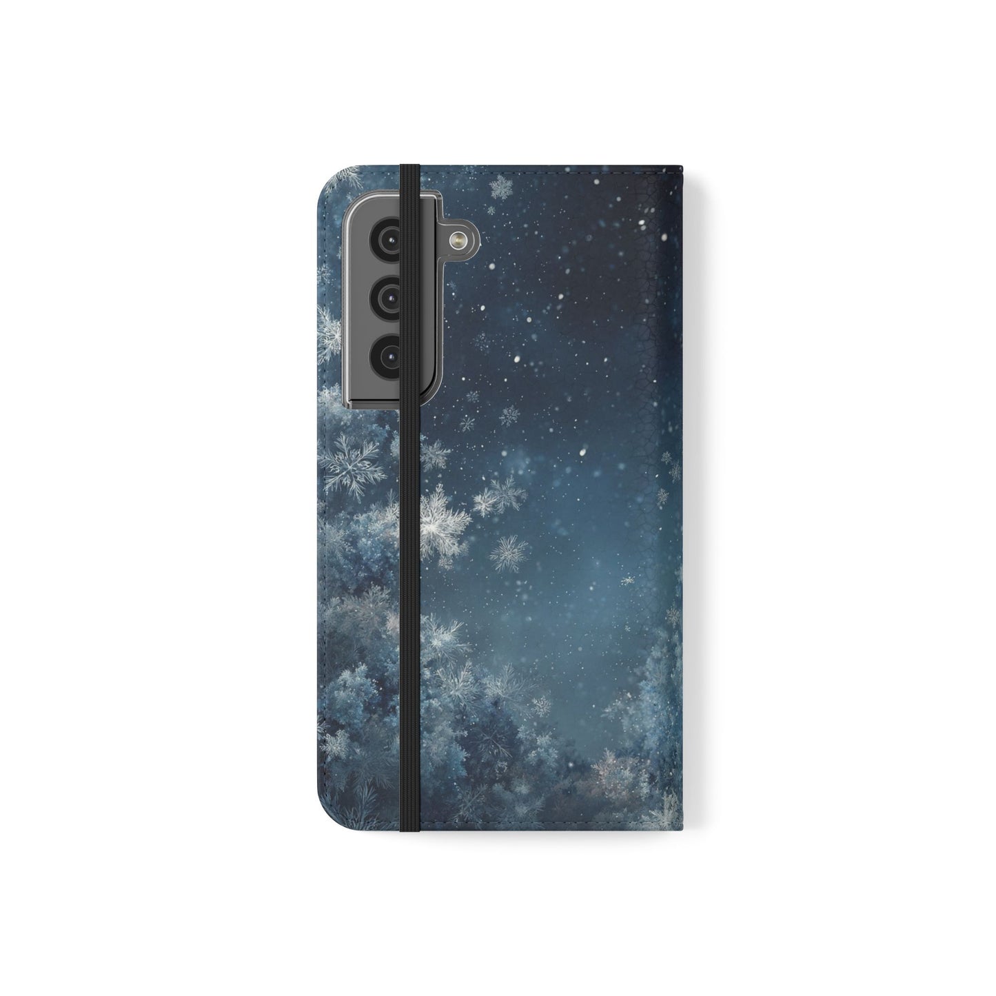 Winter Snowflakes - Wallet Flip Case