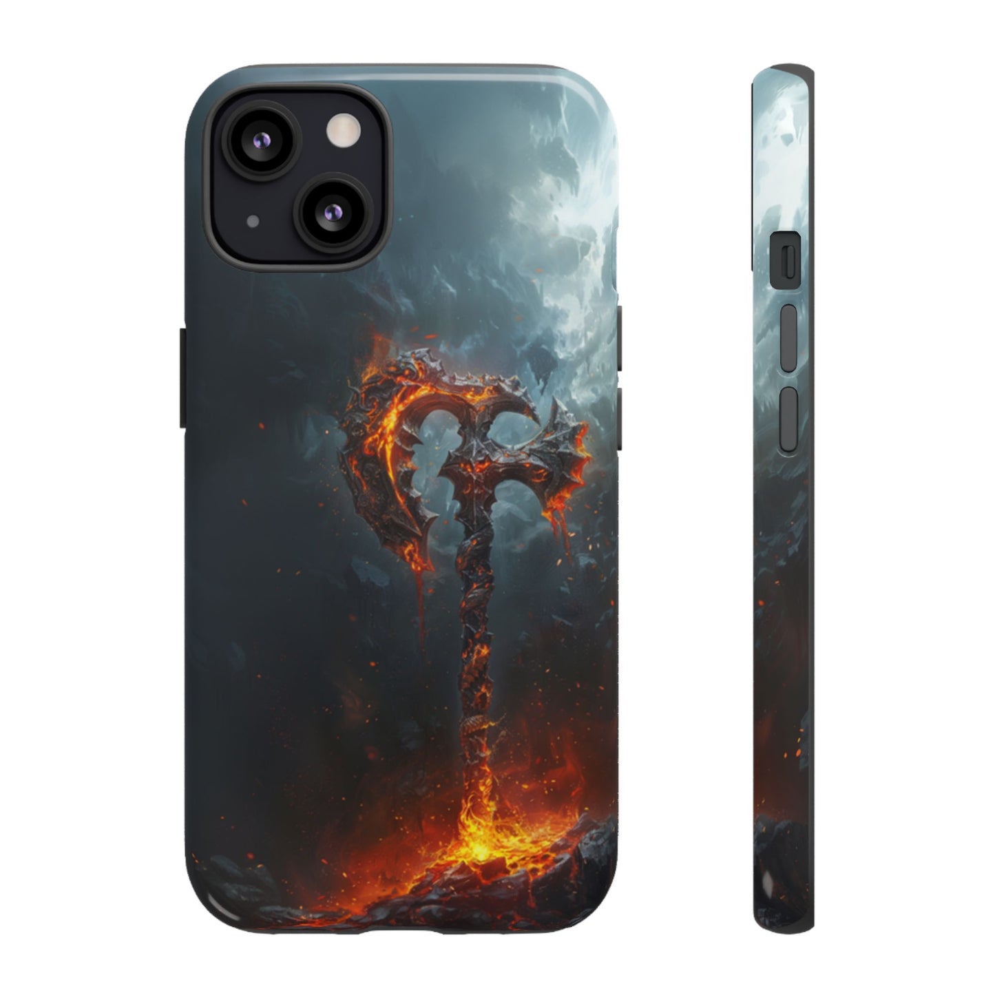 Molten War Axe - Tough iPhone Case
