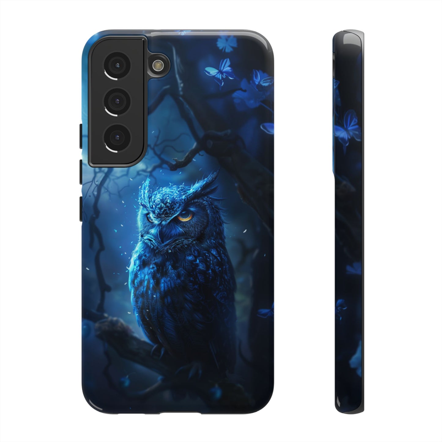 Azure Nocturne Owl – Tough Samsung Galaxy Case