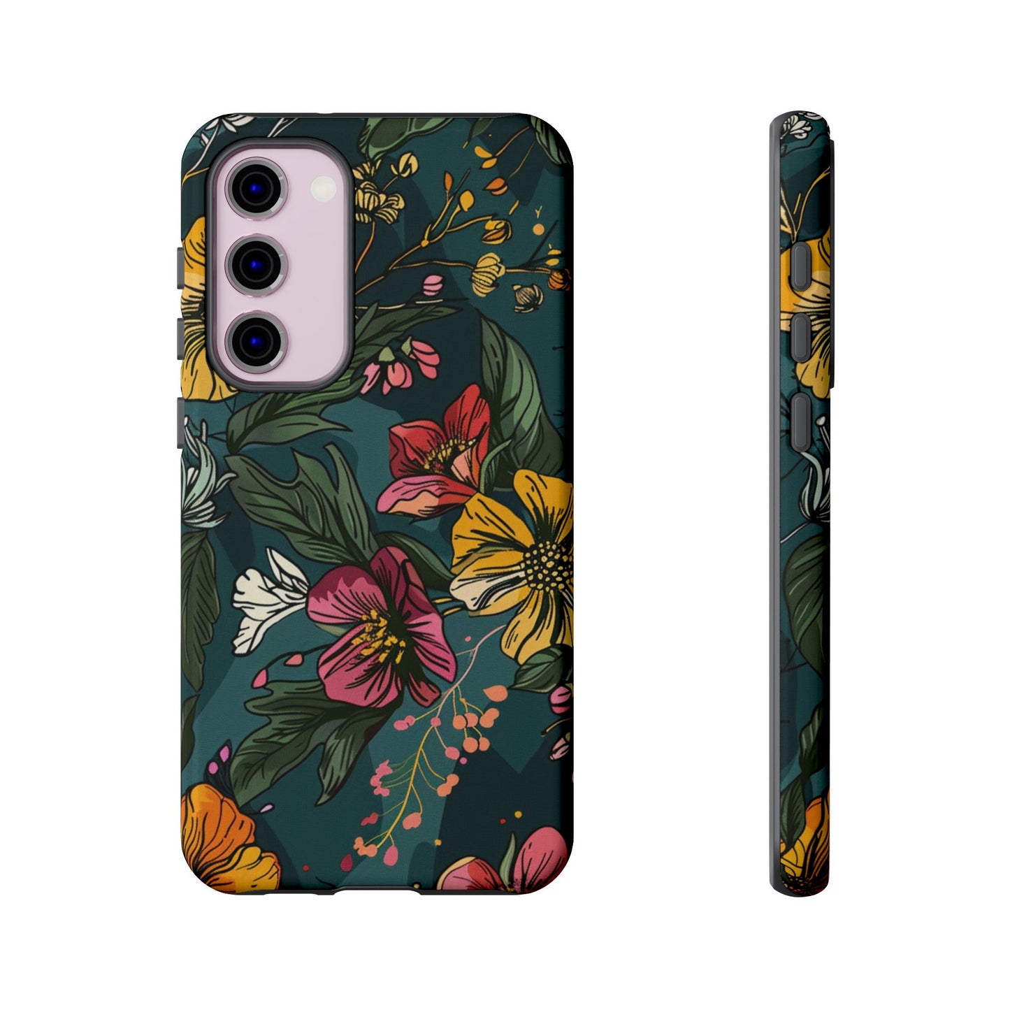 Vintage Floral Bloom – Tough Samsung Galaxy Case