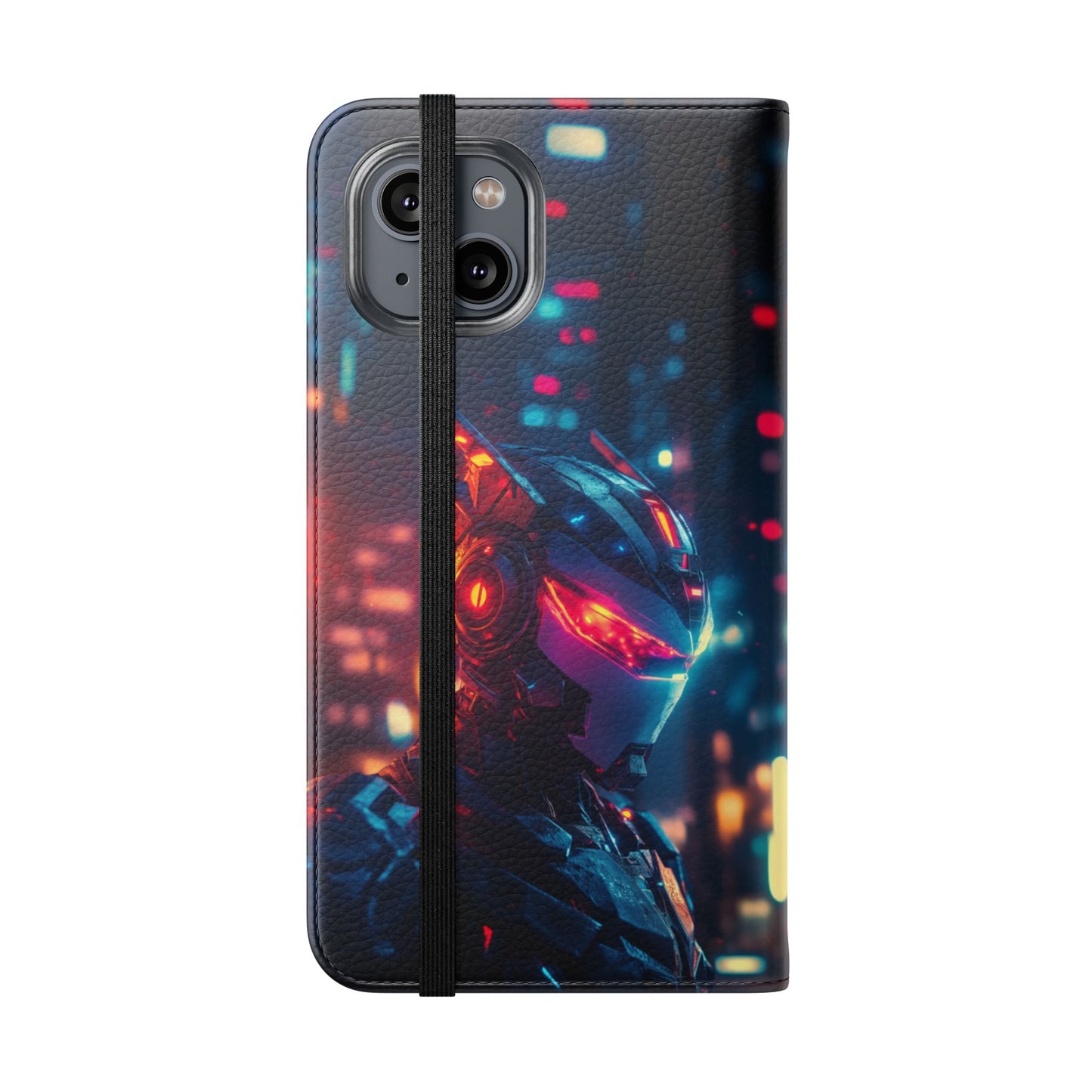 Neon Cyborg - Wallet Flip Case