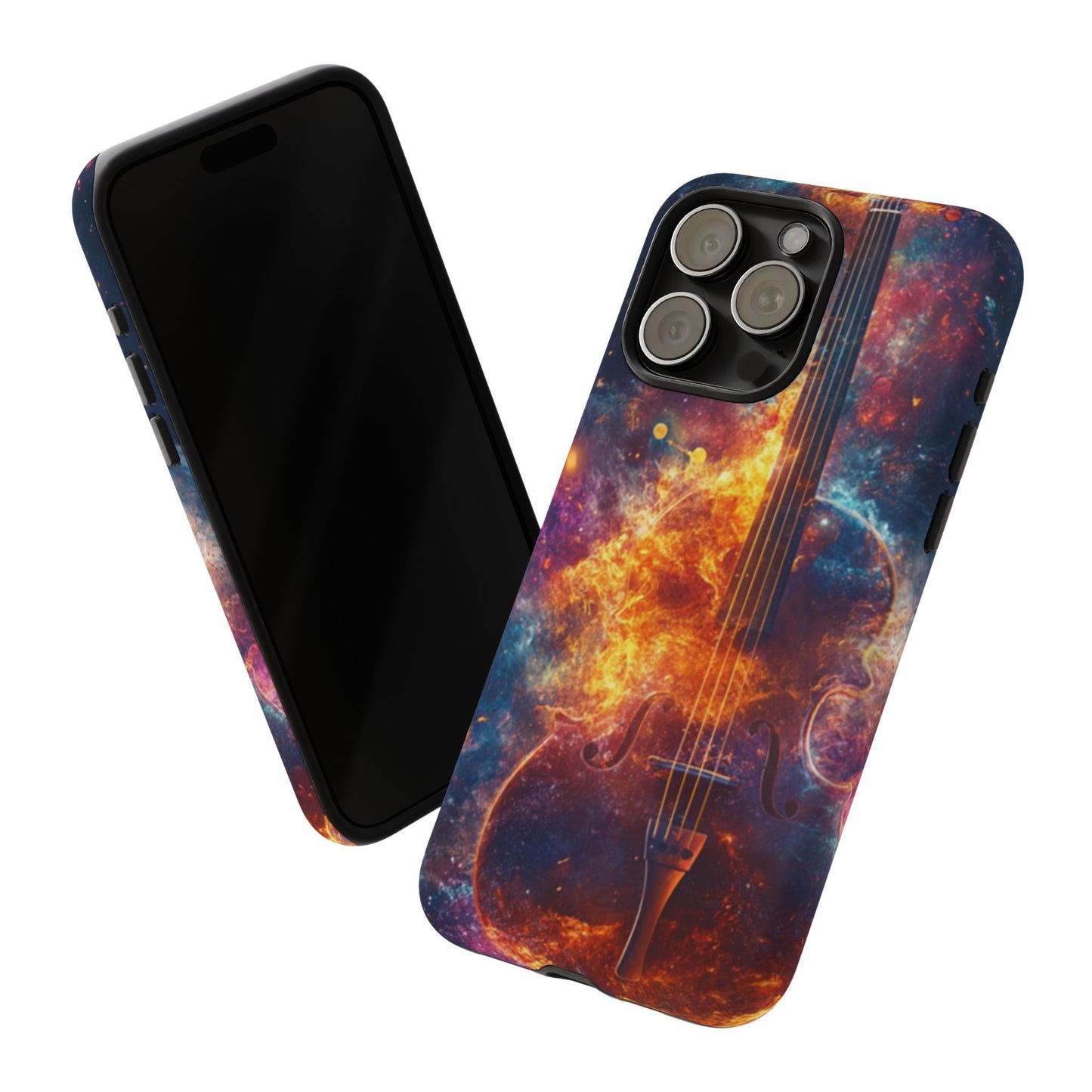 Fiery Violin Galaxy Phone Case – iPhone, Samsung, Google Pixel
