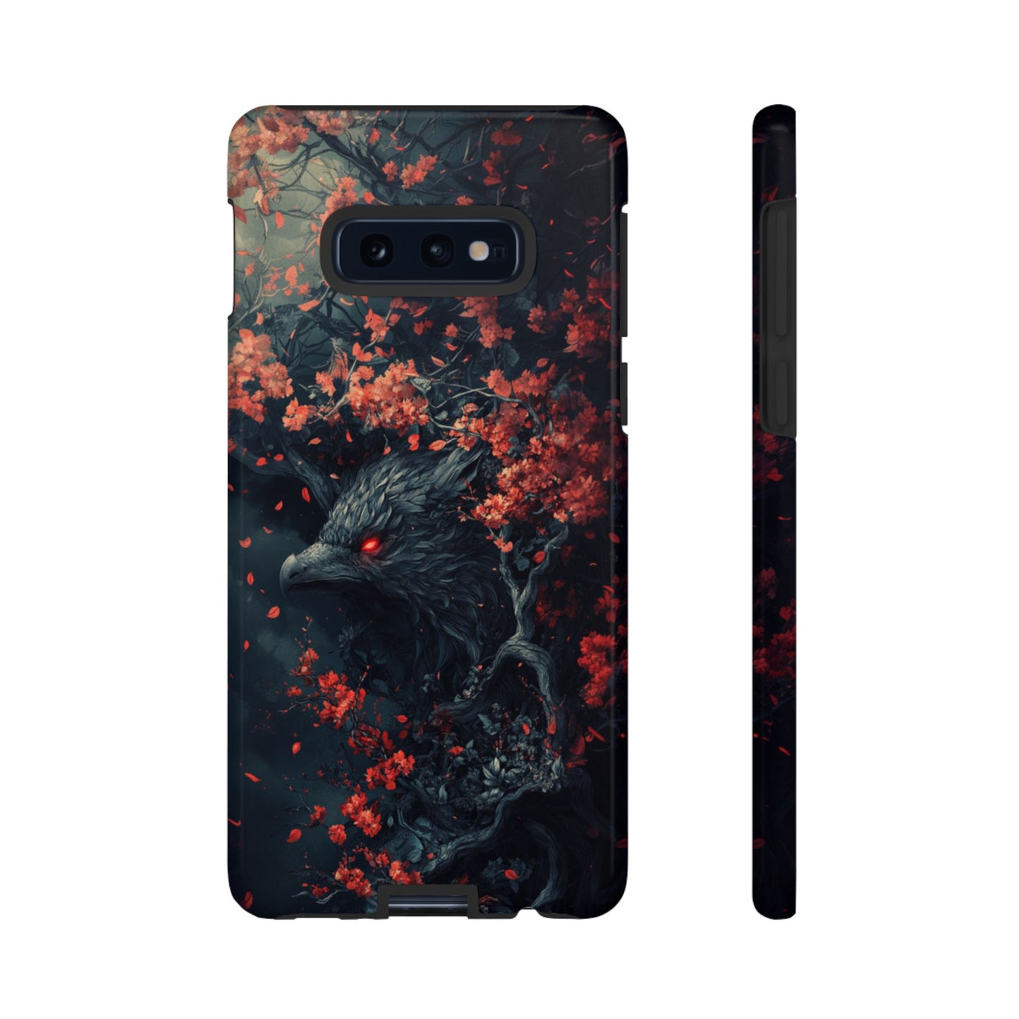 Crimson Raven Bloom – Tough Samsung Galaxy Case