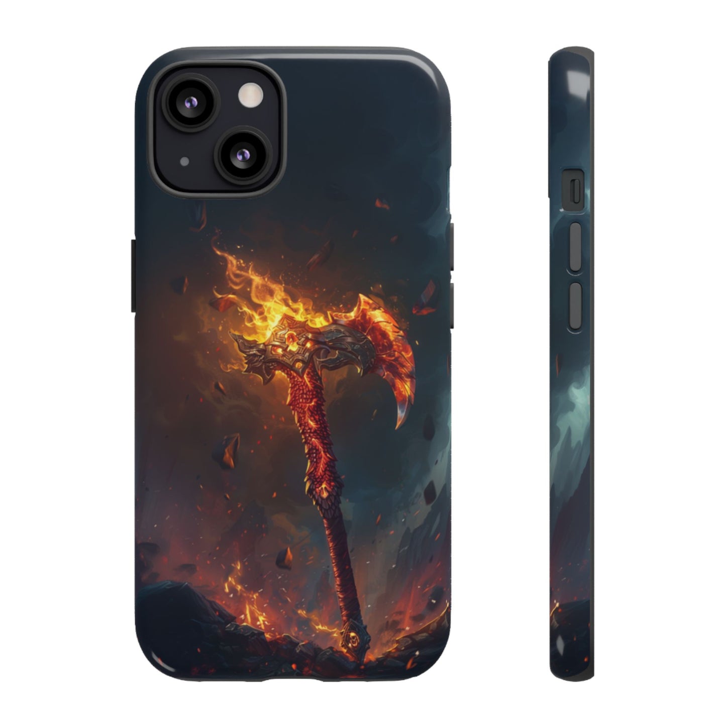 Dragon Fire Axe - Tough iPhone Case