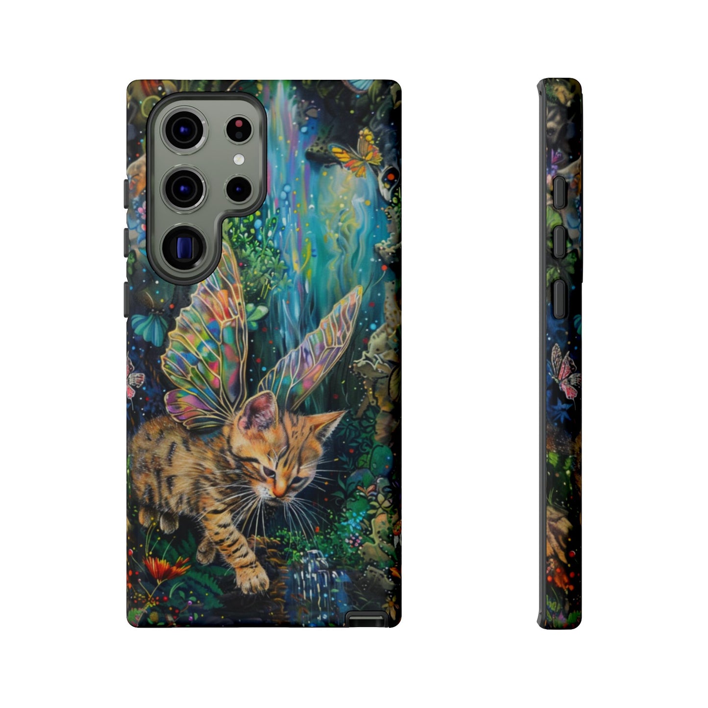 Fairy Garden Cat Phone Case – iPhone, Google Pixel, Samsung Galaxy