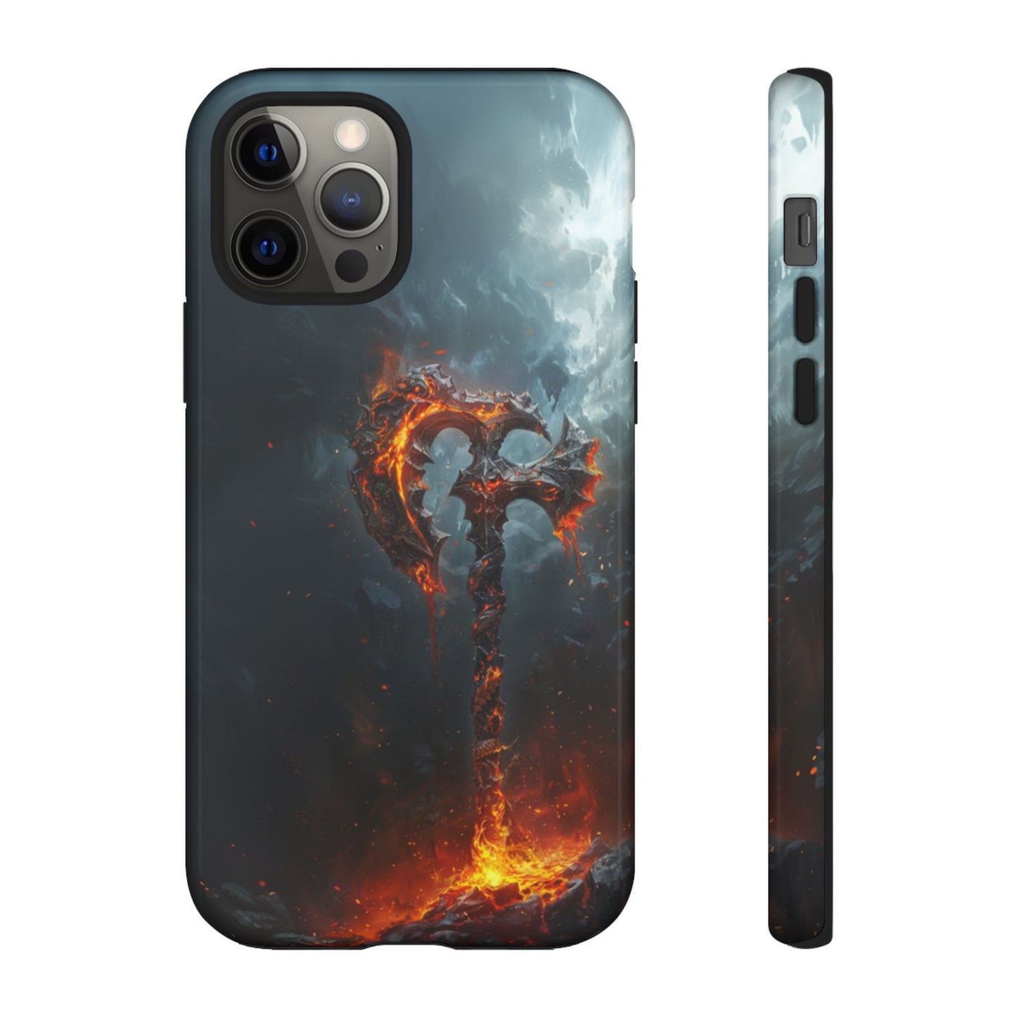 Molten War Axe - Tough iPhone Case
