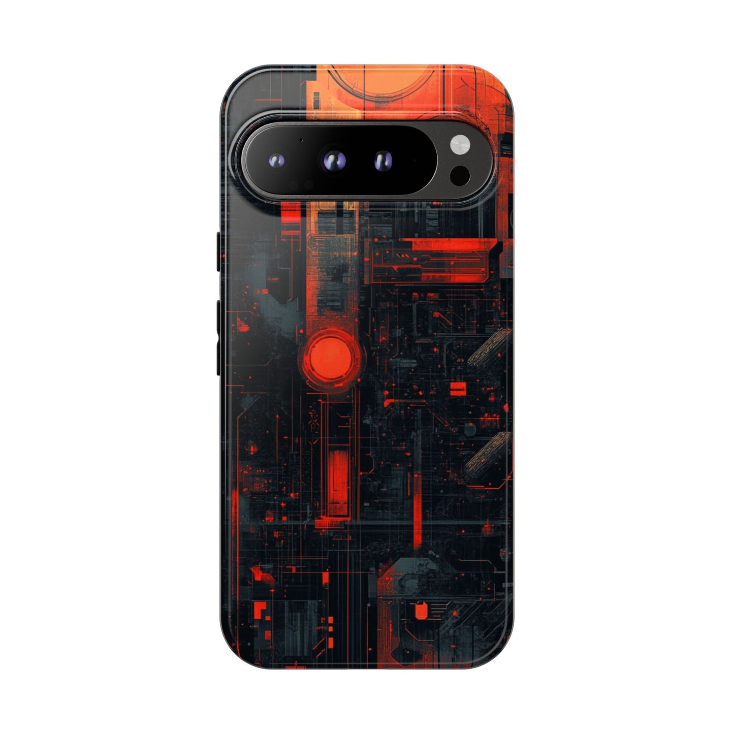 Neon Circuit Matrix – Tough Google Pixel Case