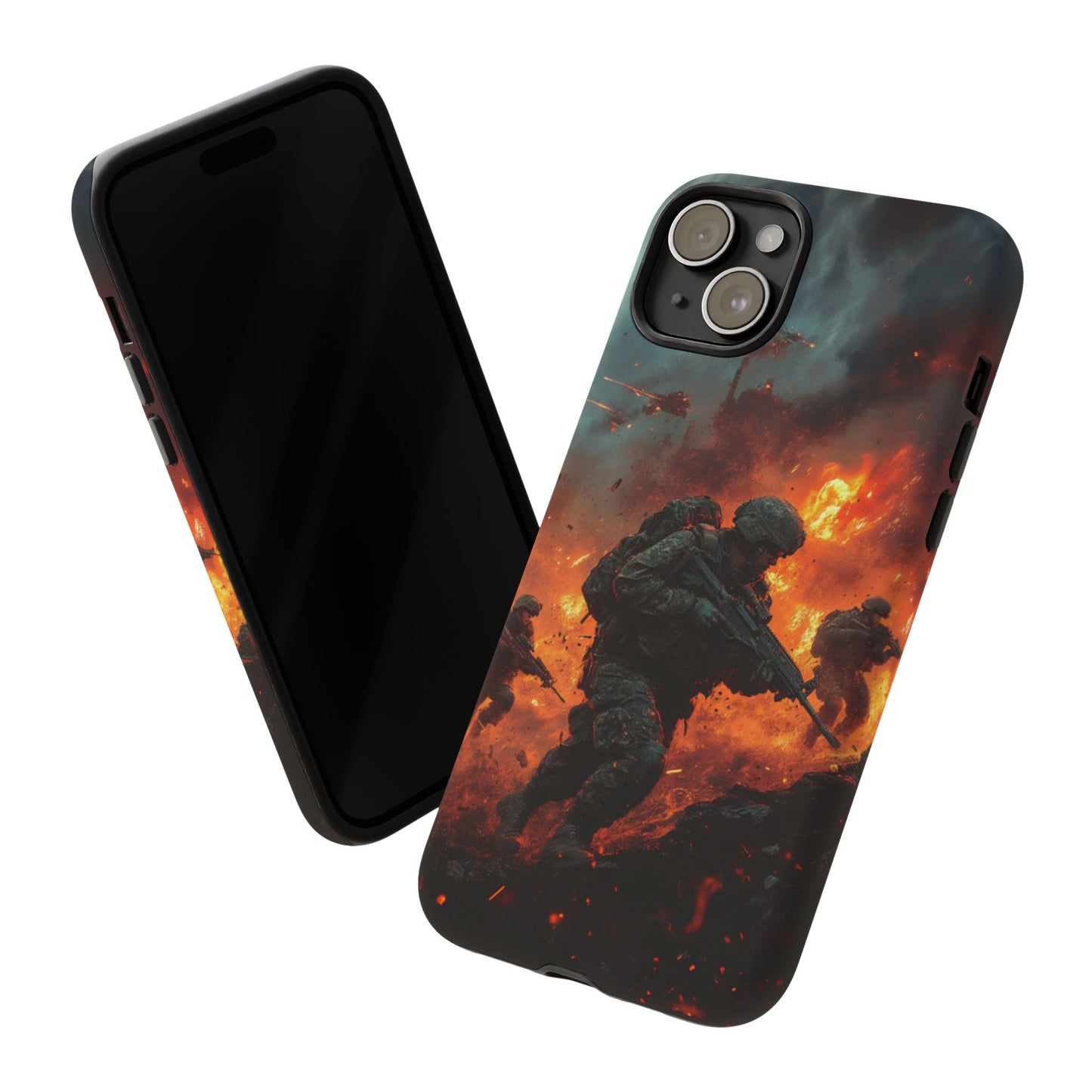 Epic Battlefield Soldier Phone Case - iPhone, Google Pixel, Samsung Galaxy