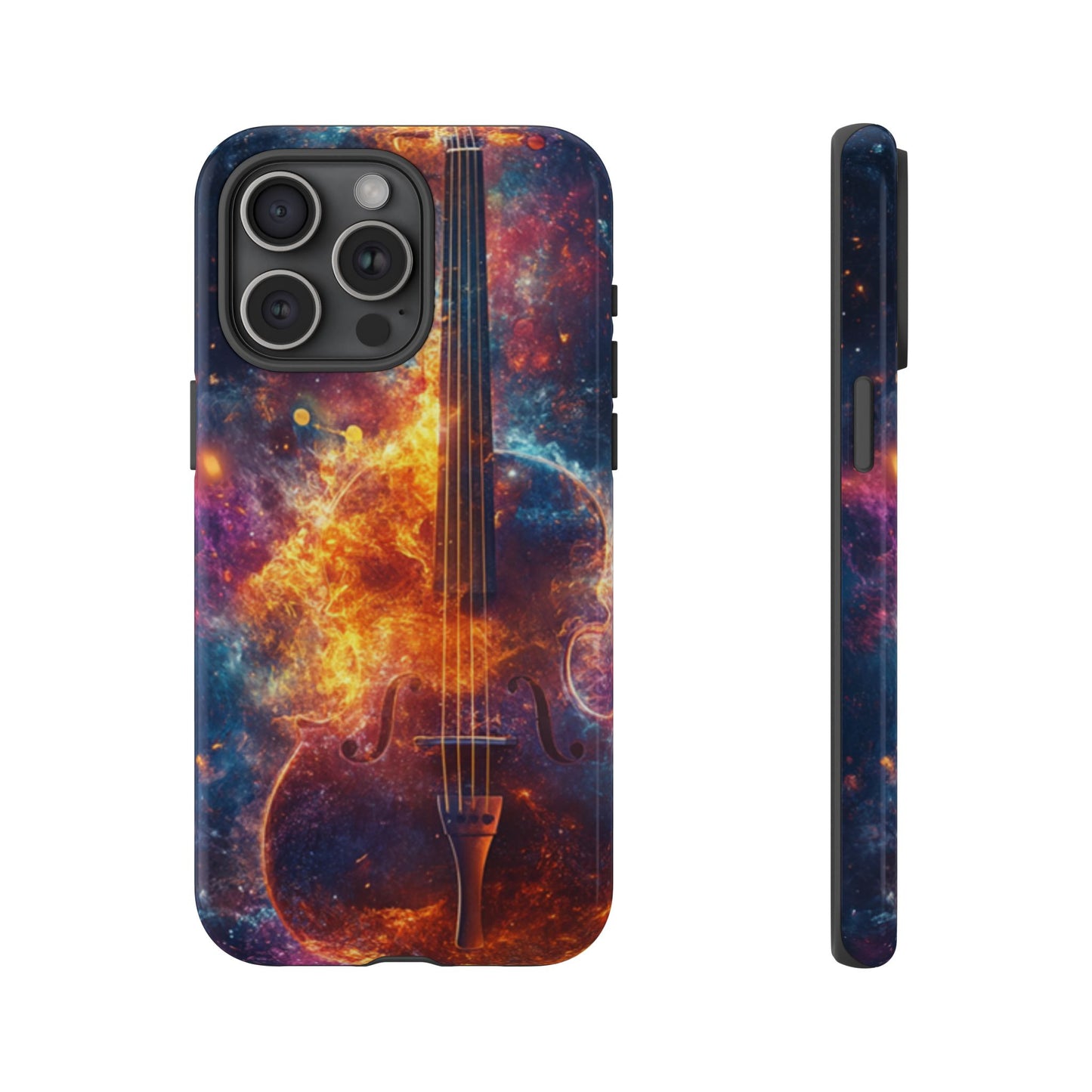 Fiery Violin Galaxy Phone Case – iPhone, Samsung, Google Pixel