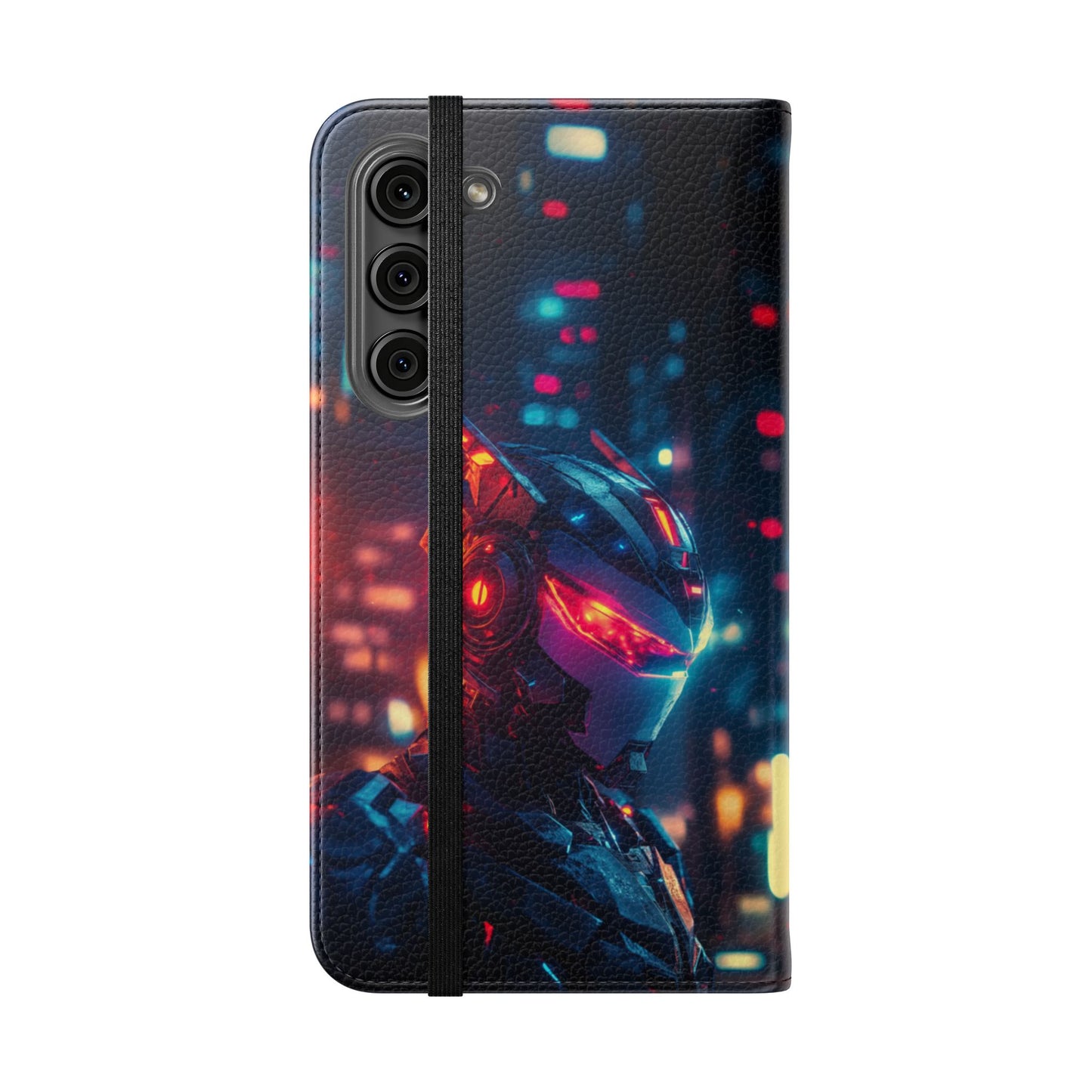 Neon Cyborg - Wallet Flip Case