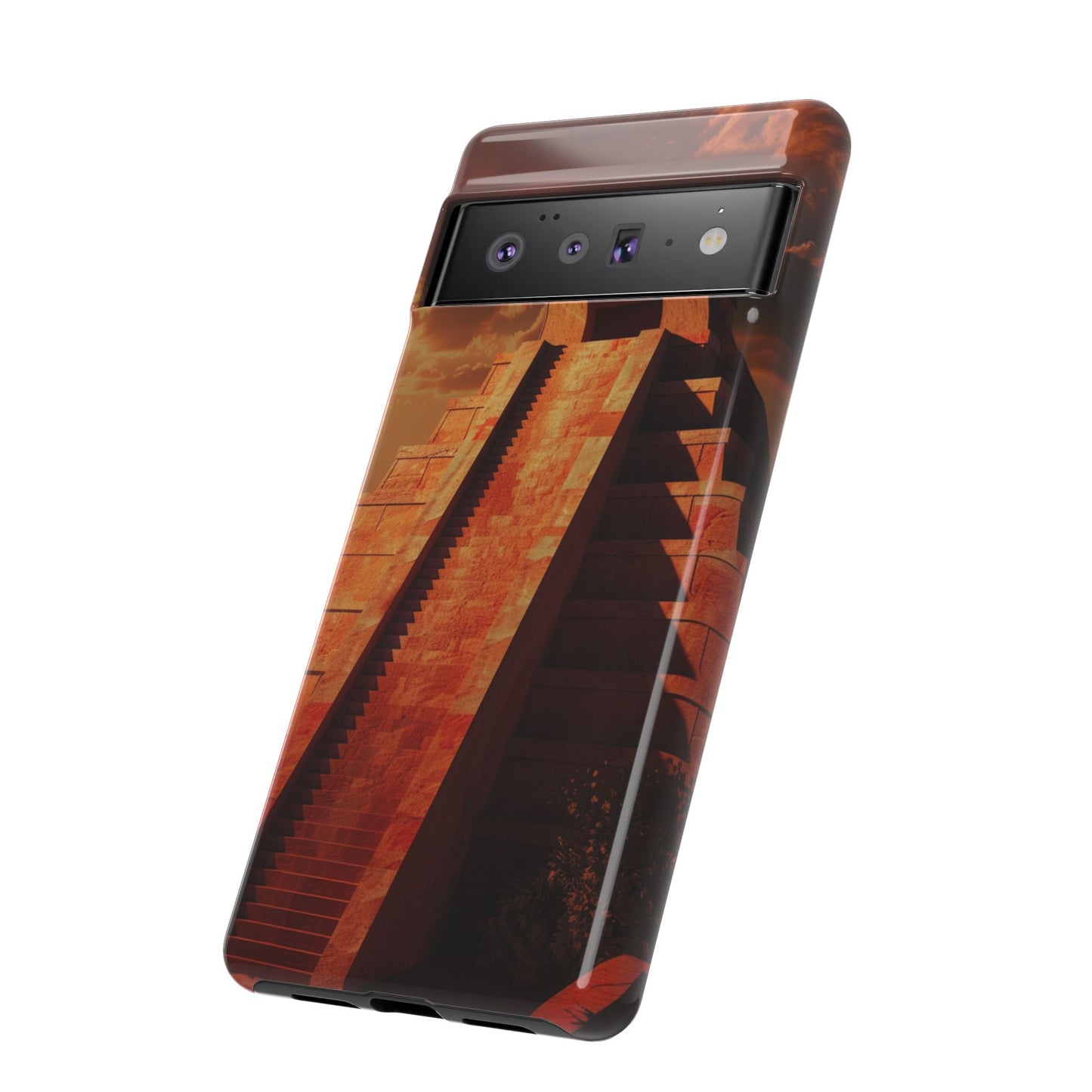 Mayan Pyramid Twilight Phone Case – iPhone, Google Pixel, Samsung Galaxy