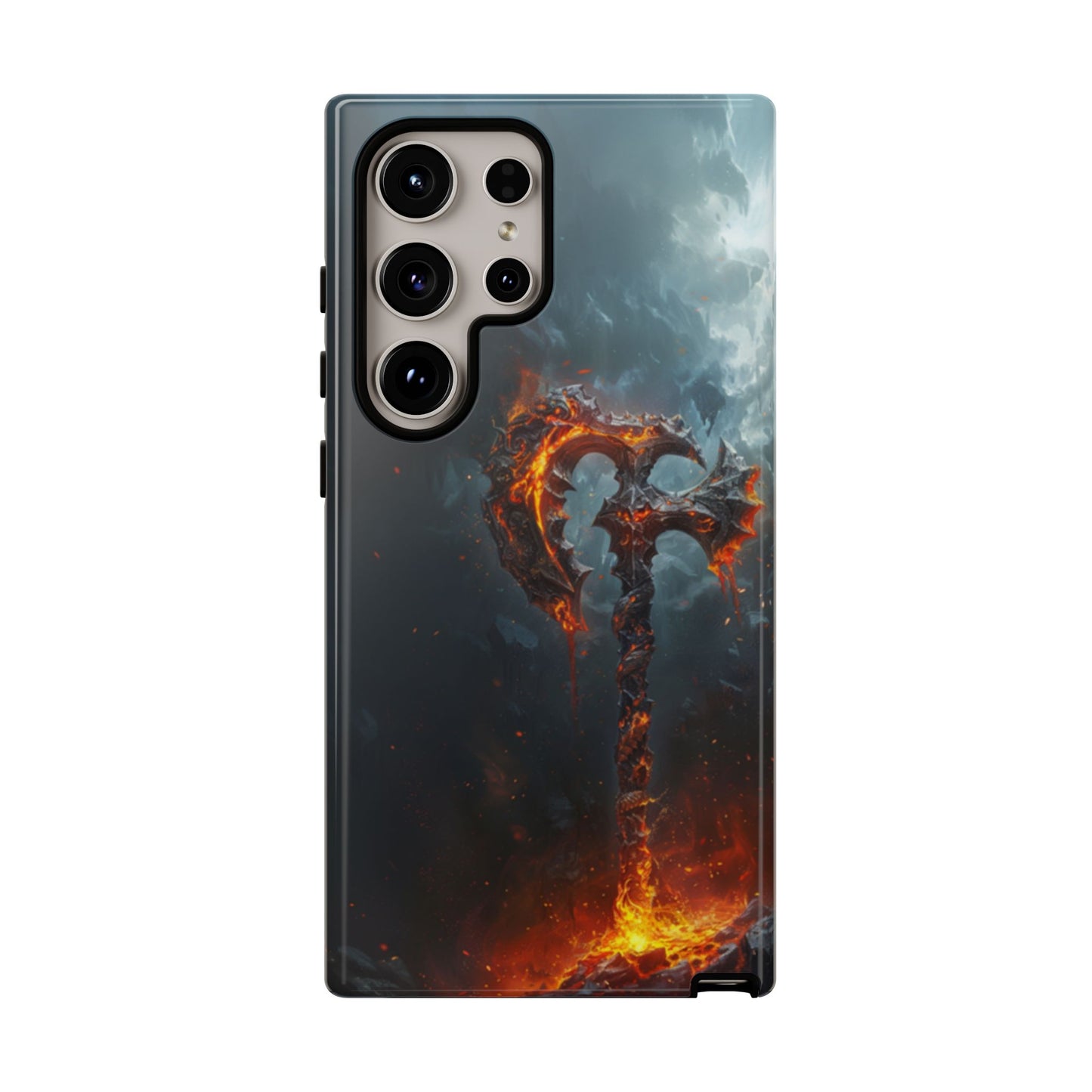 Molten War Axe - Tough Samsung Galaxy Case