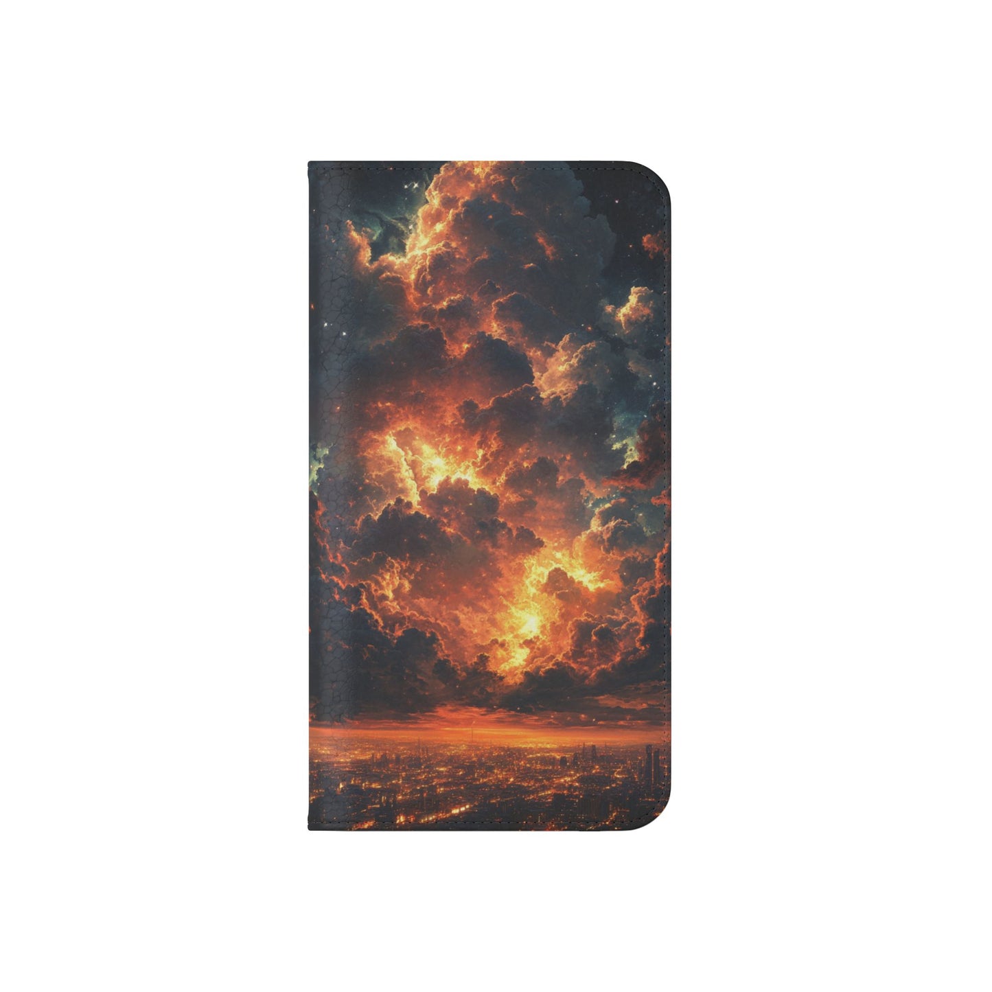 Cosmic Storm - Wallet Flip Case