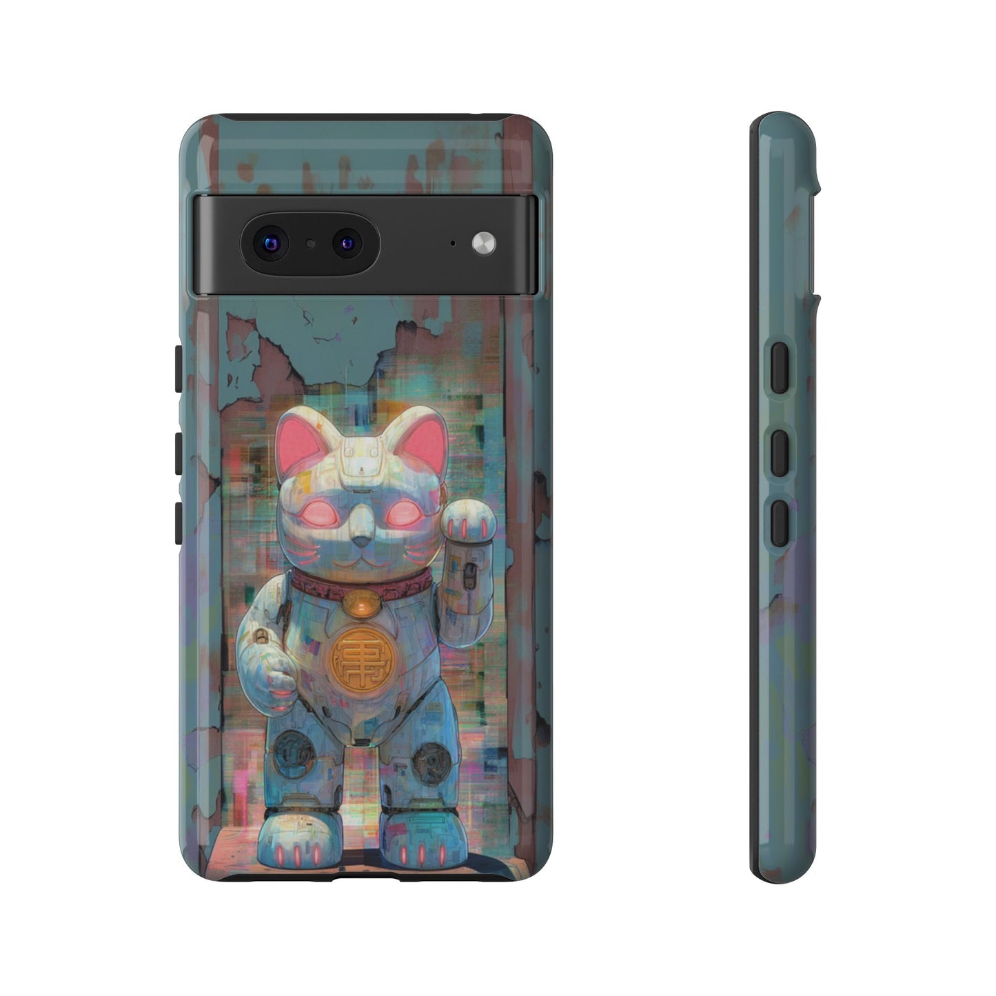 Cyber Lucky Cat - Tough Google Pixel Case