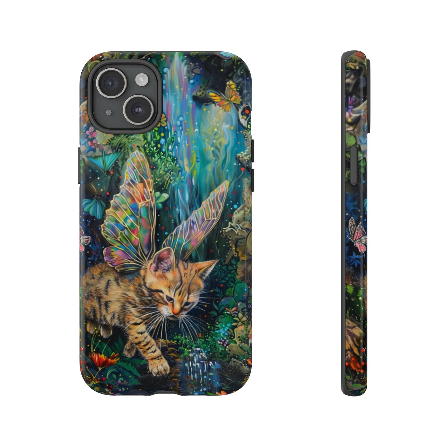 Fairy Garden Cat Phone Case – iPhone, Google Pixel, Samsung Galaxy
