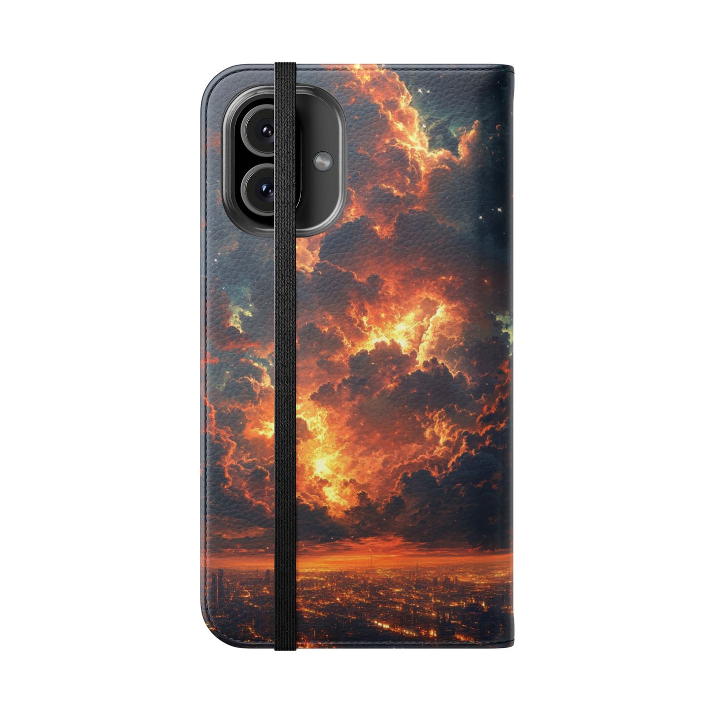 Cosmic Storm - Wallet Flip Case