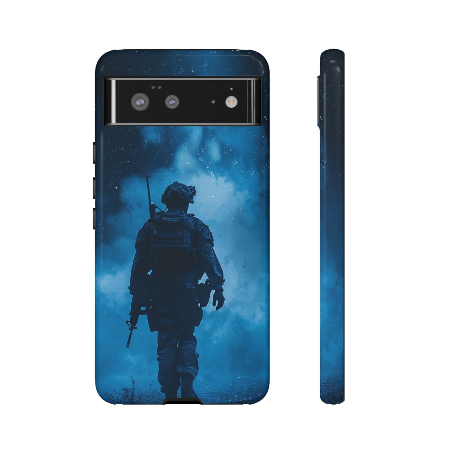 Midnight Sentinel Soldier – Tough Google Pixel Case