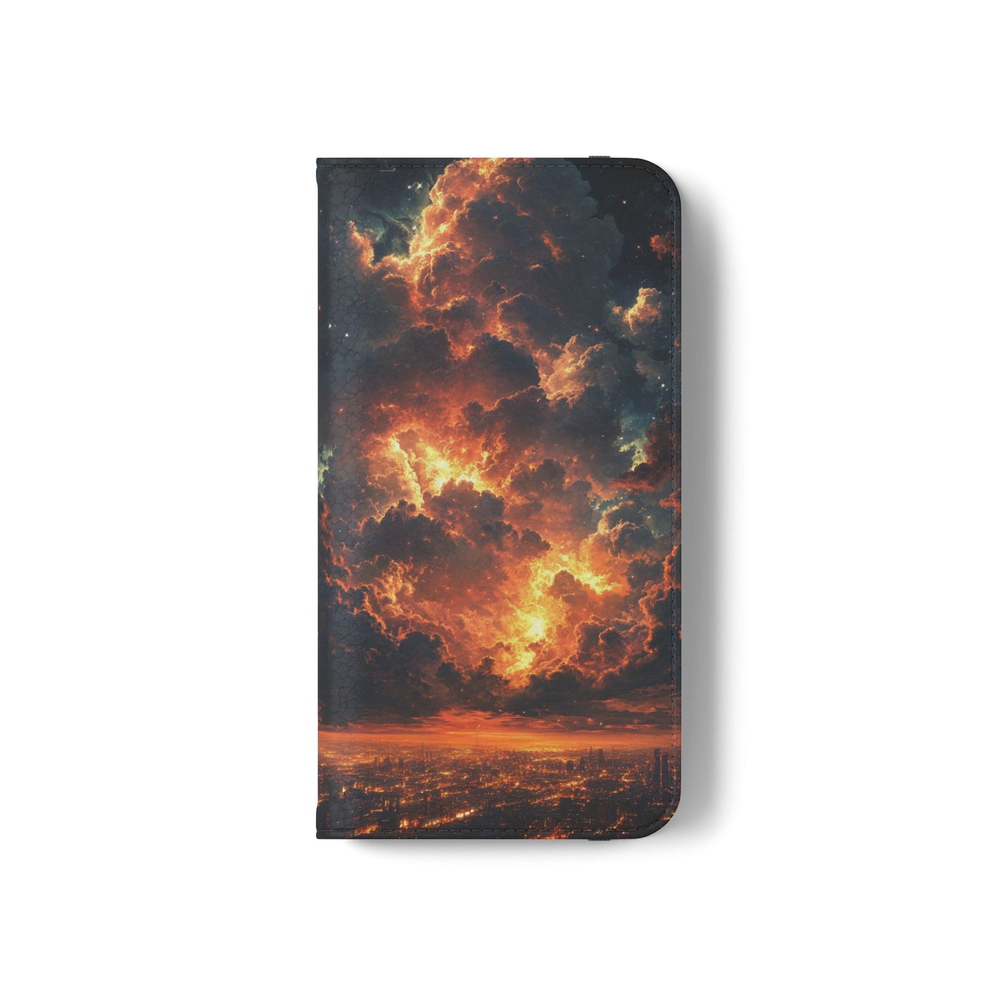 Cosmic Storm - Wallet Flip Case