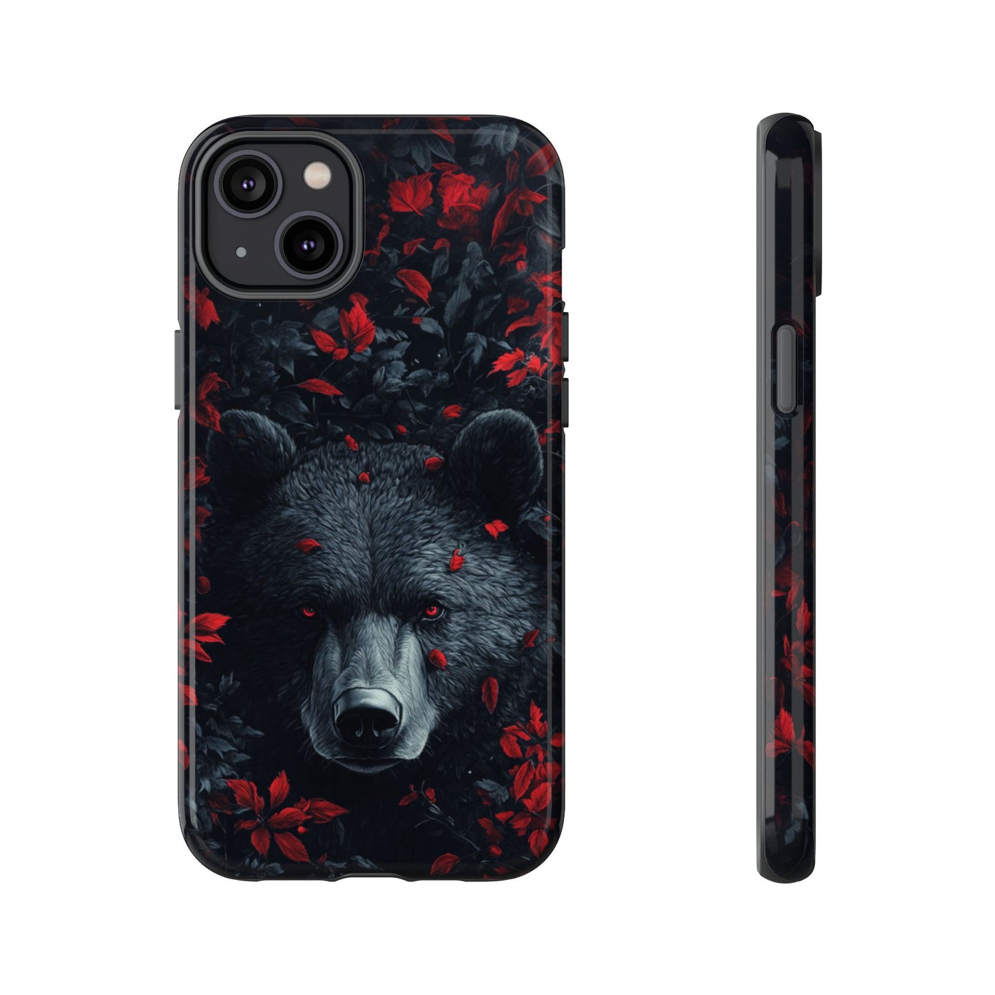 Crimson Bear Thicket – Tough iPhone Case