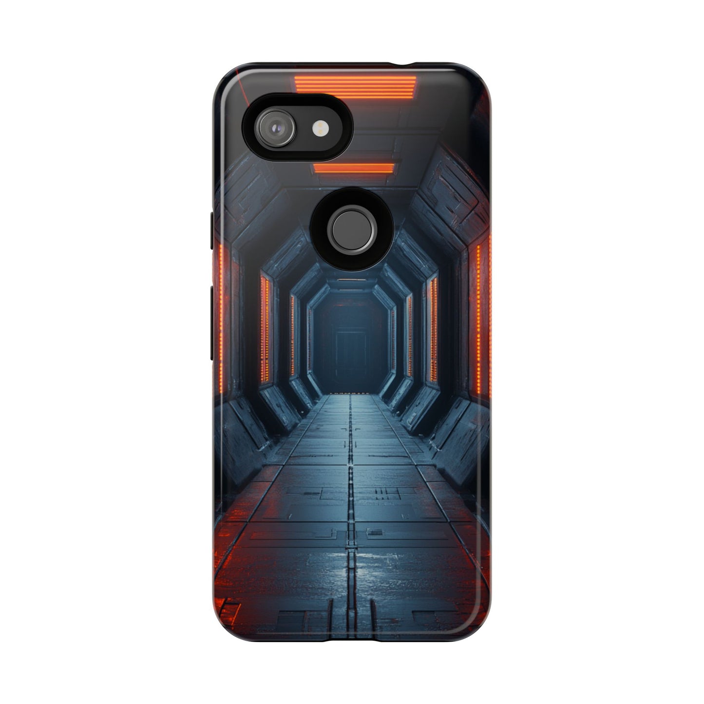 Red Alert Corridor – Tough Google Pixel Case