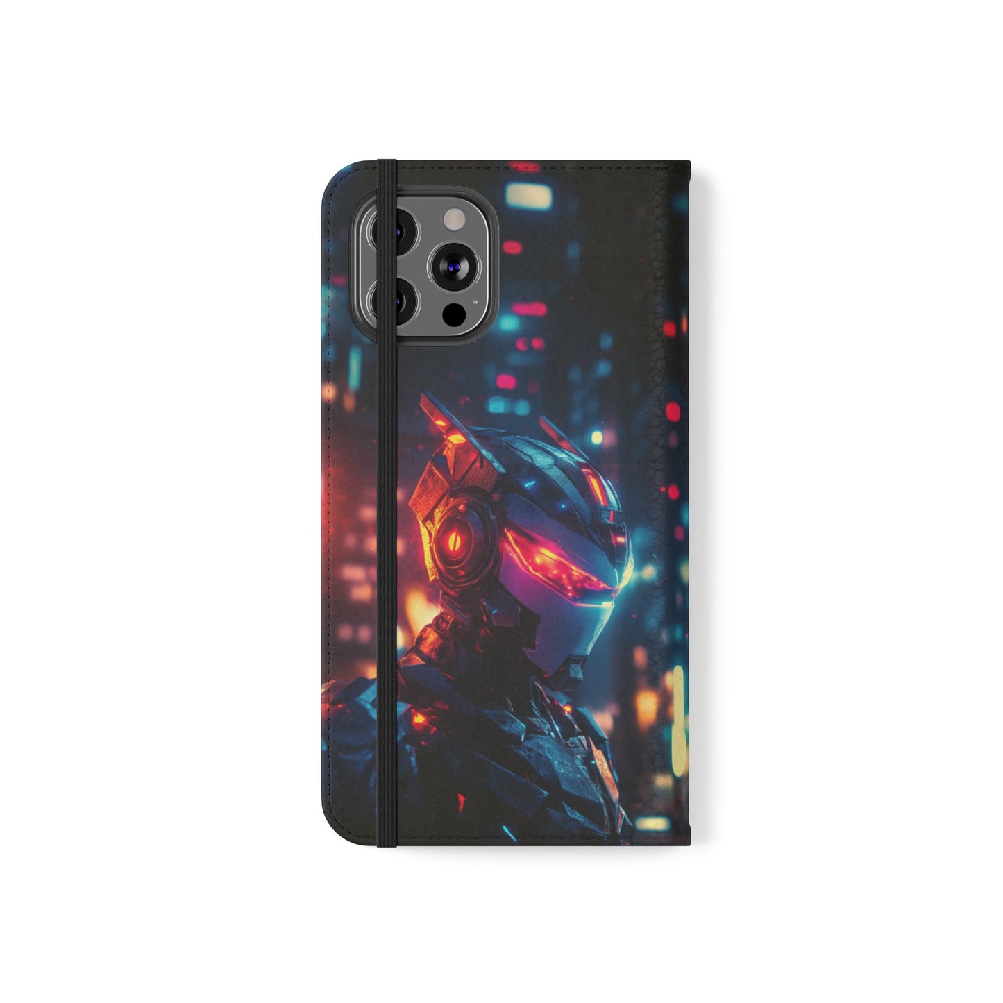 Neon Cyborg - Wallet Flip Case