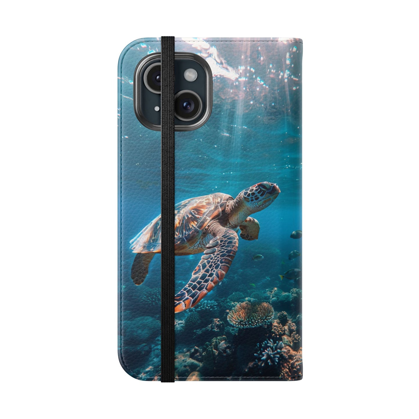 Ocean Guardian Sea Turtle - Wallet Flip Case