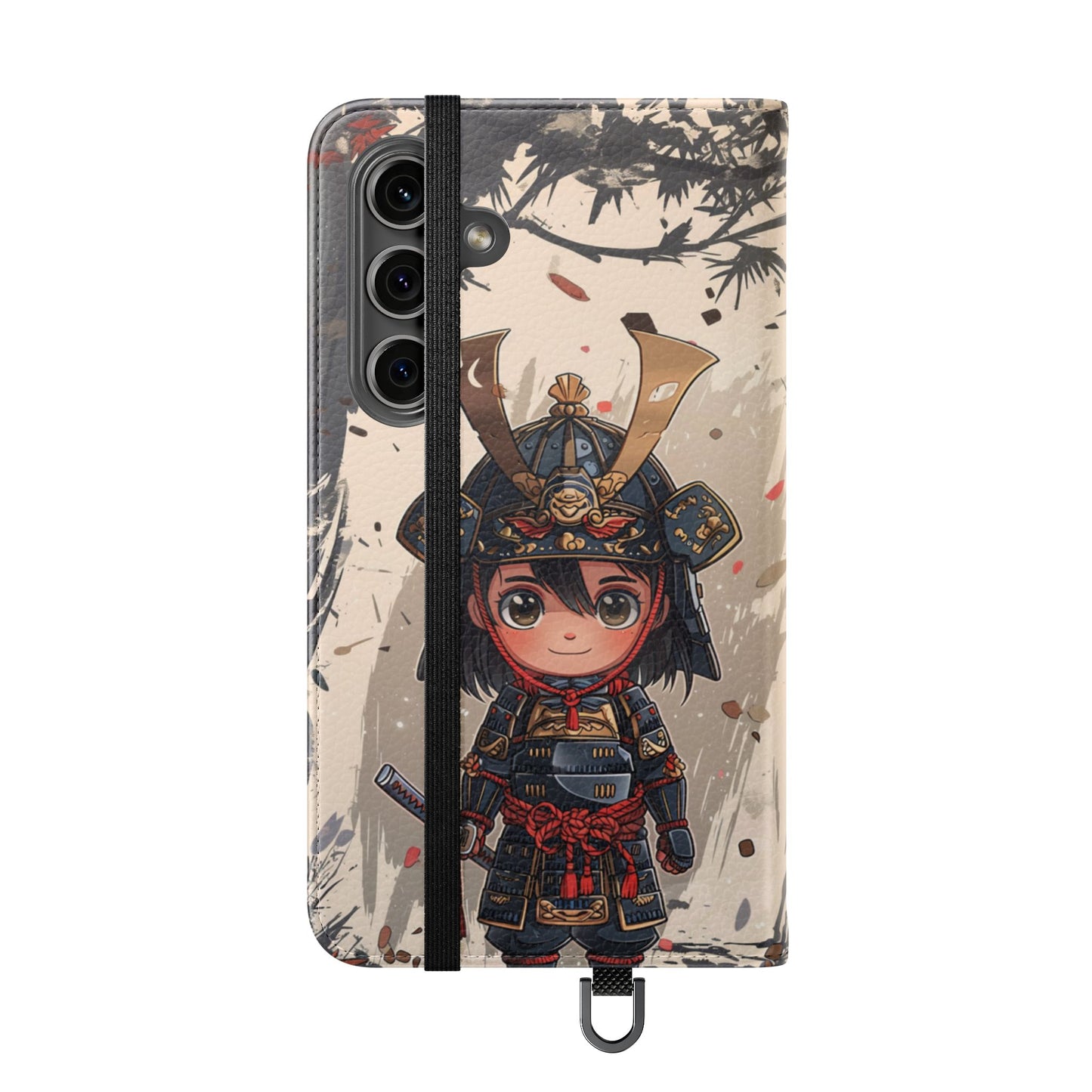 Chibi Samurai - Wallet Flip Case