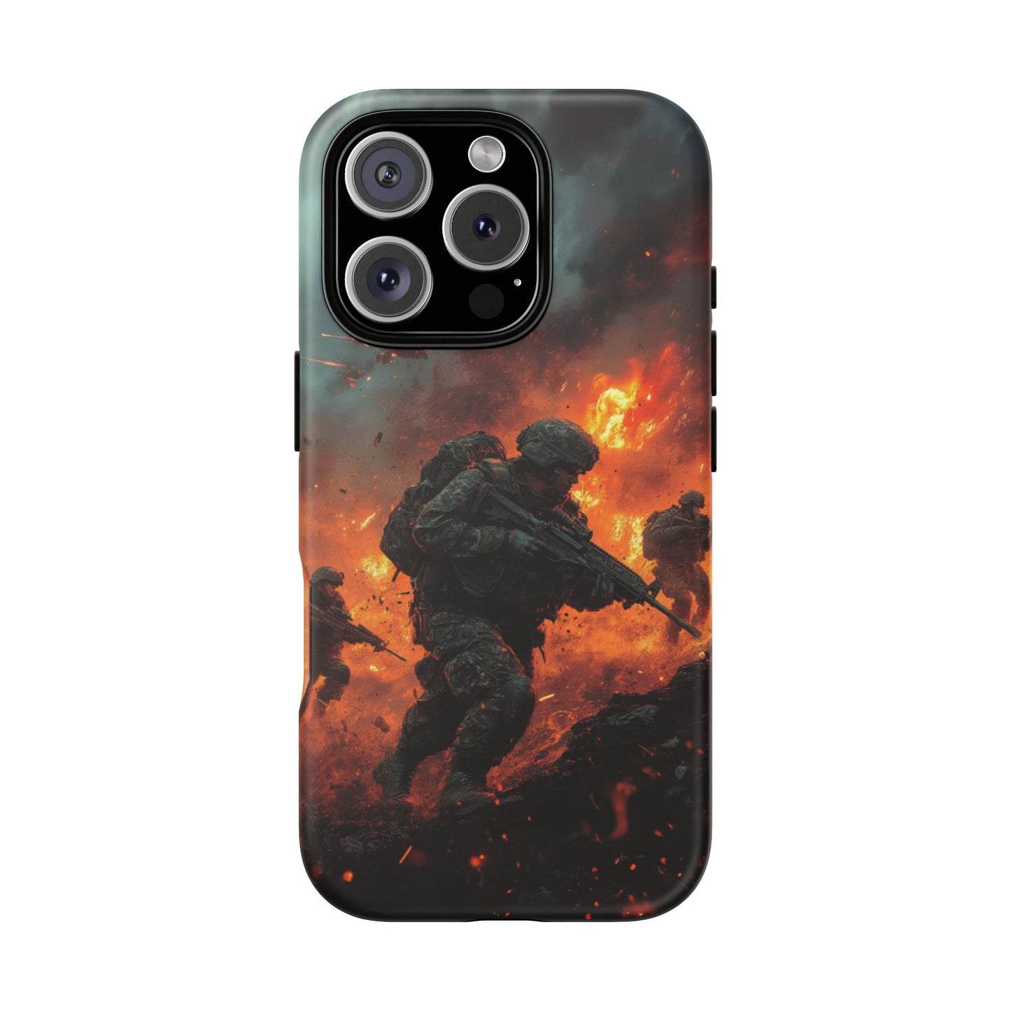 Epic Battlefield Soldier Phone Case - iPhone, Google Pixel, Samsung Galaxy