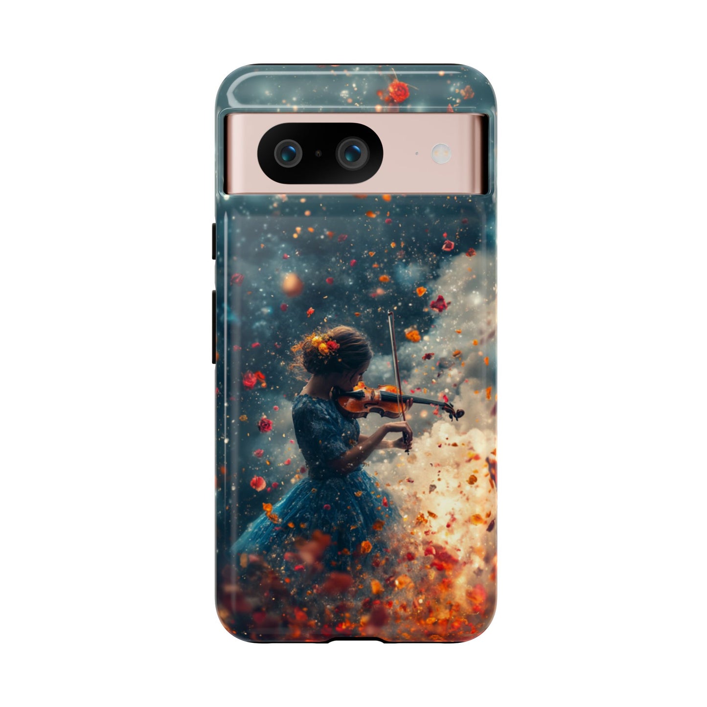 Petal Breeze Violinist Phone Case - iPhone, Google Pixel, Samsung Galaxy
