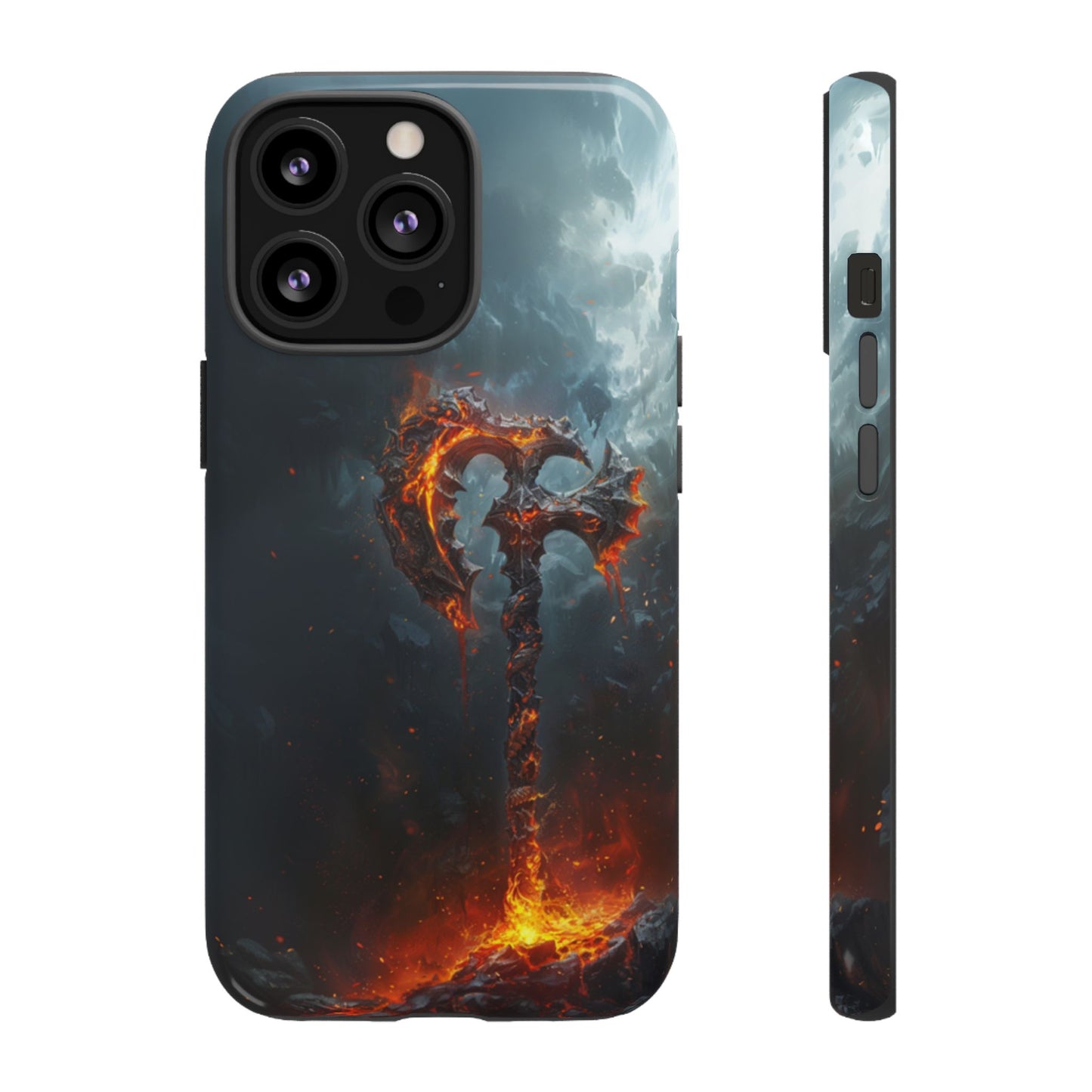 Molten War Axe - Tough iPhone Case