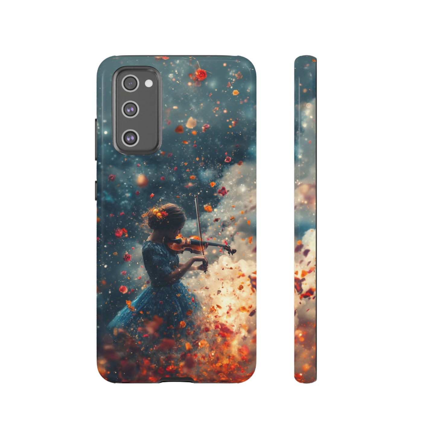Petal Breeze Violinist Phone Case - iPhone, Google Pixel, Samsung Galaxy