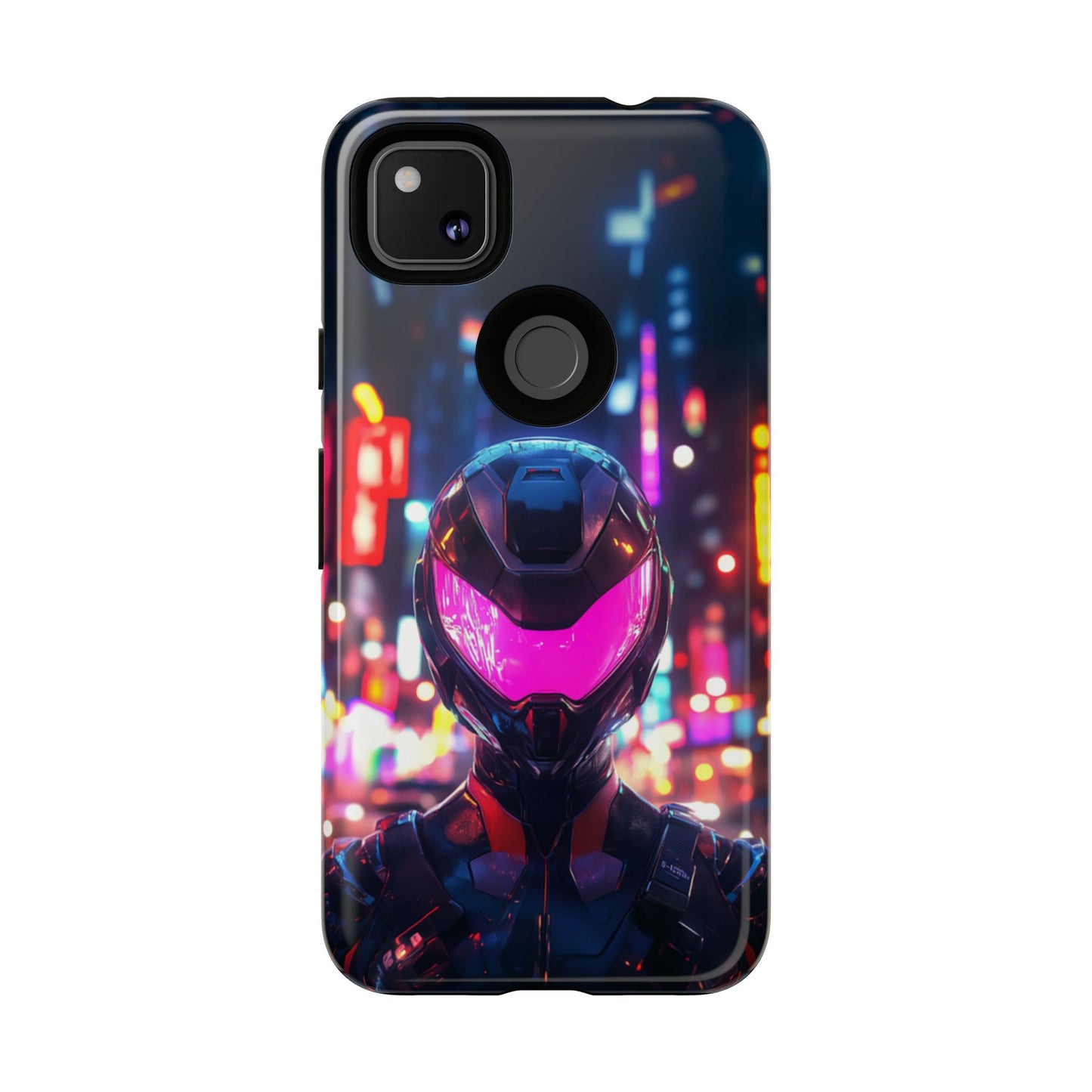 Neon Guardian Warrior – Tough Google Pixel Case