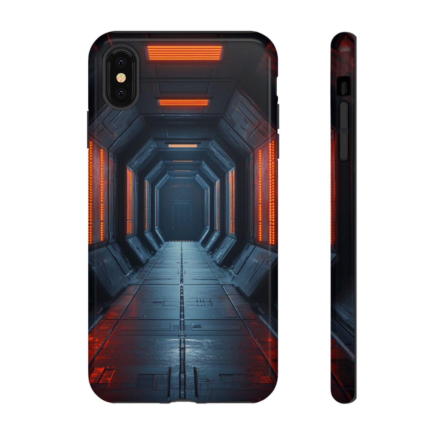 Red Alert Corridor – Tough iPhone Case