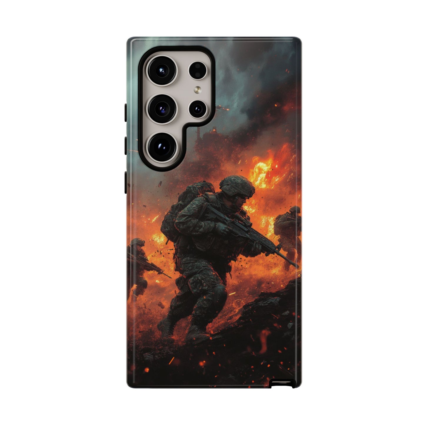 Epic Battlefield Soldier Phone Case - iPhone, Google Pixel, Samsung Galaxy