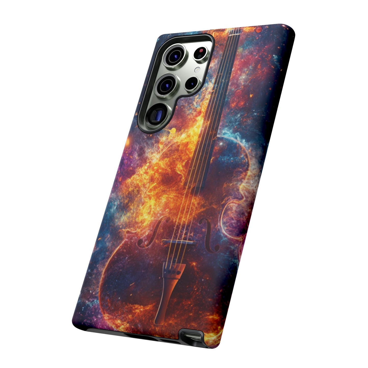 Fiery Violin Galaxy Phone Case – iPhone, Samsung, Google Pixel