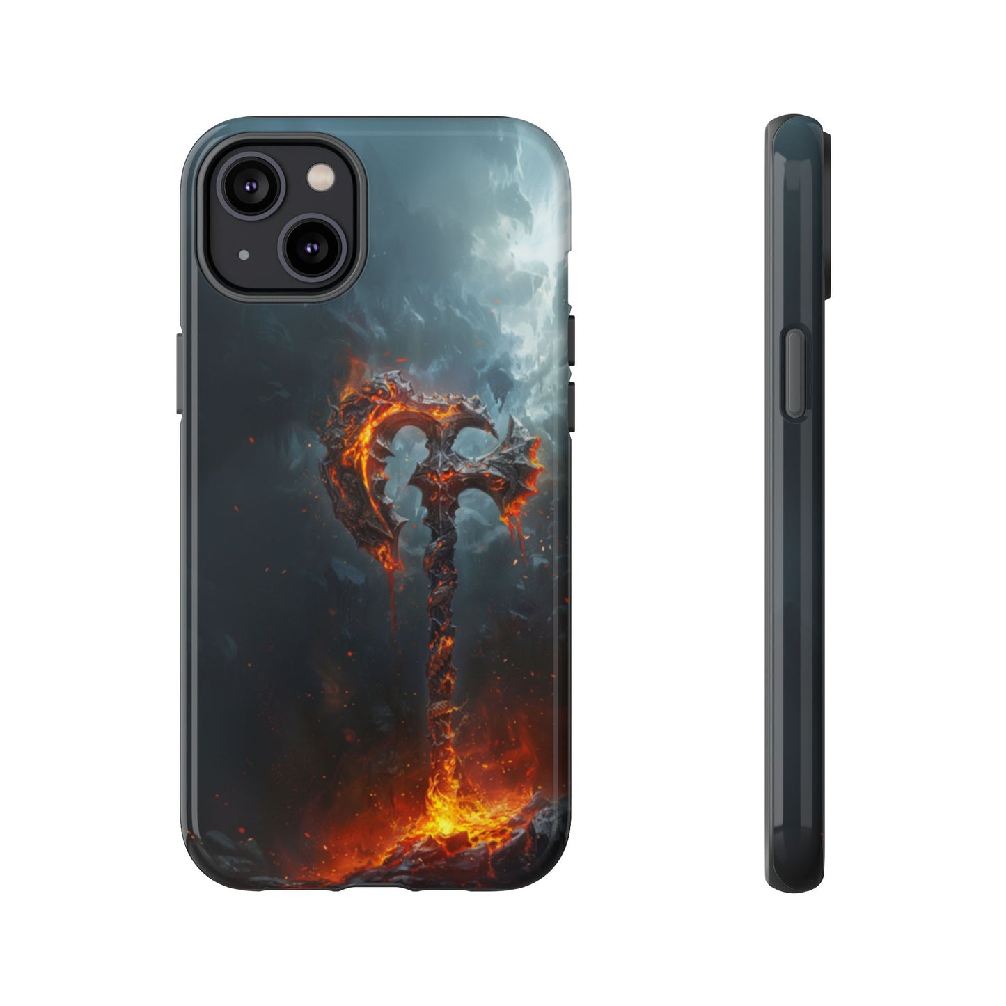 Molten War Axe - Tough iPhone Case