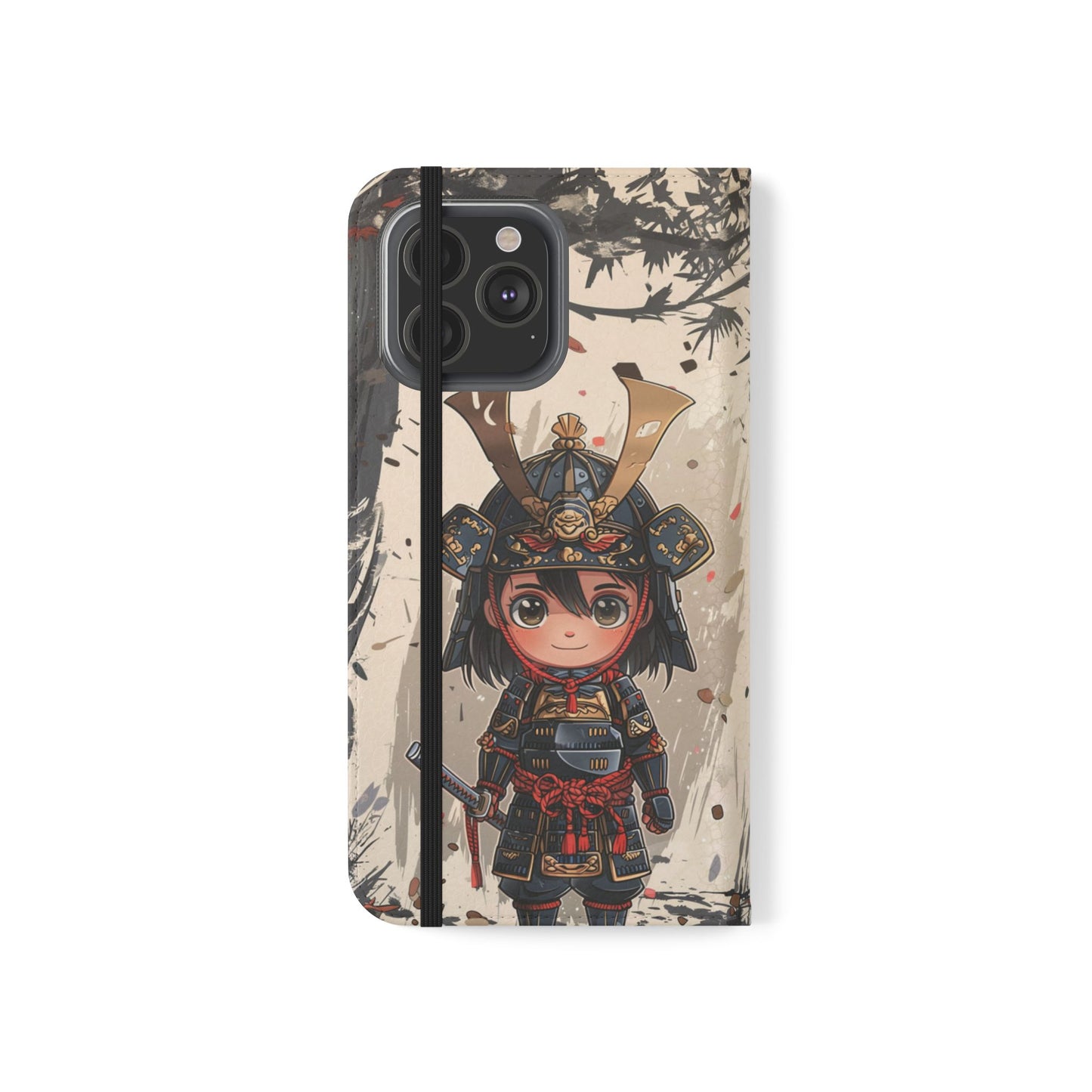 Chibi Samurai - Wallet Flip Case