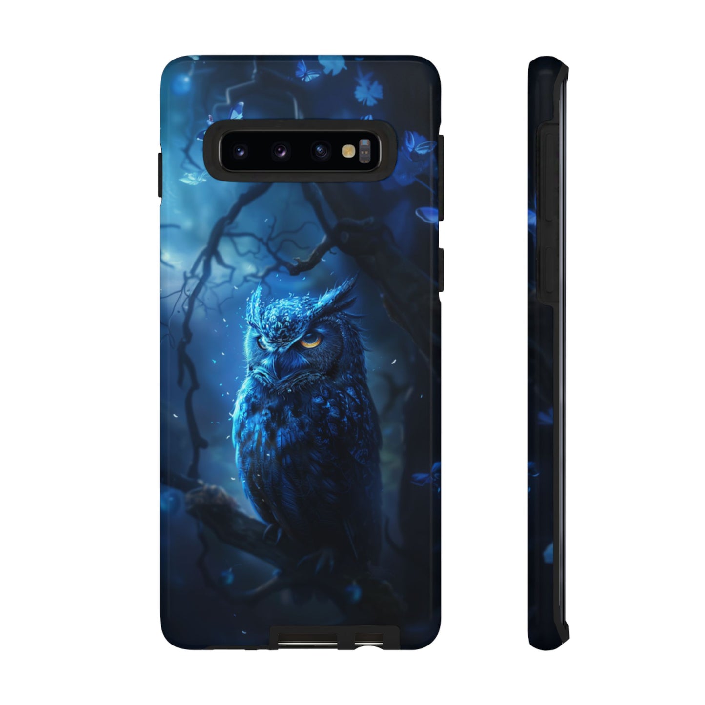 Azure Nocturne Owl – Tough Samsung Galaxy Case