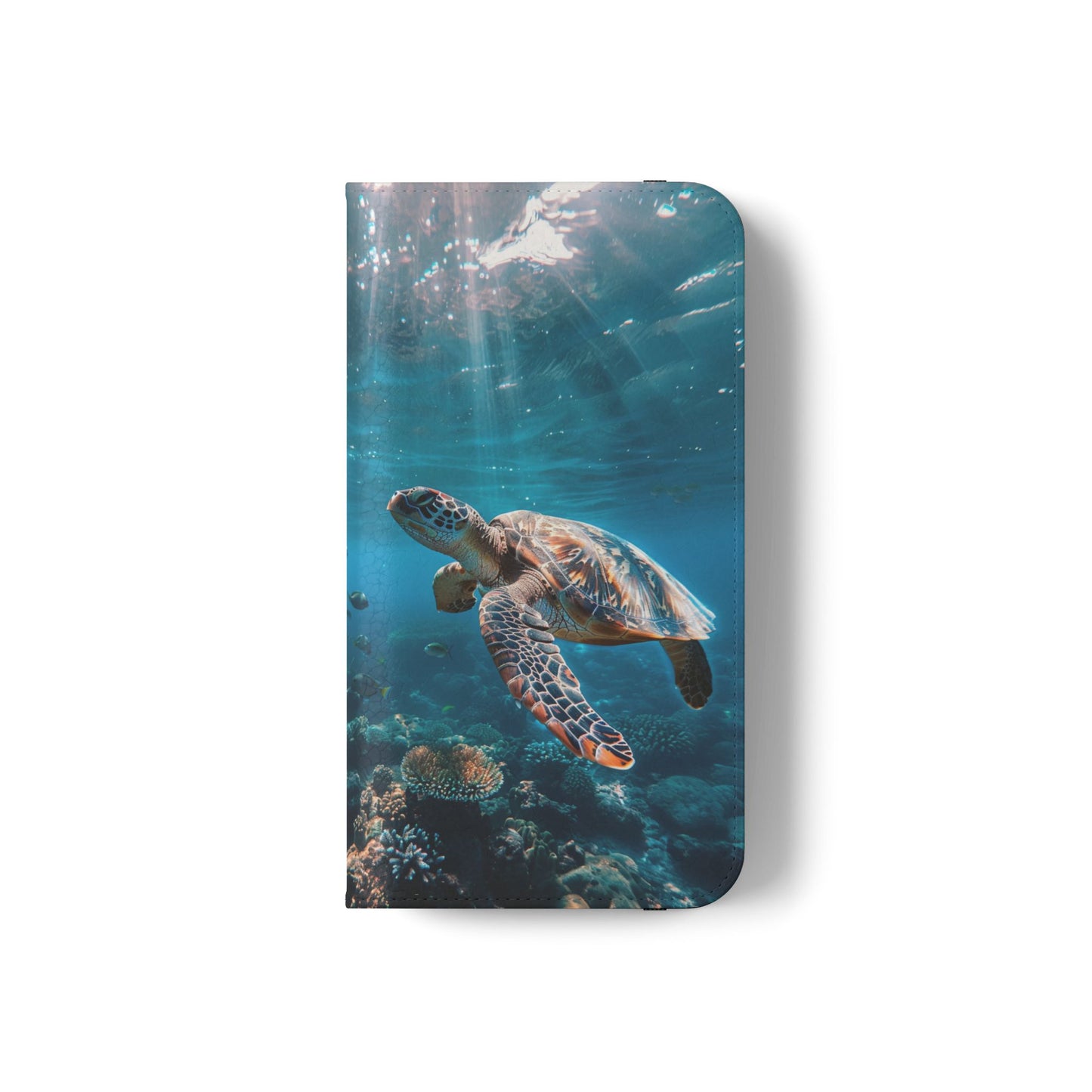 Ocean Guardian Sea Turtle - Wallet Flip Case