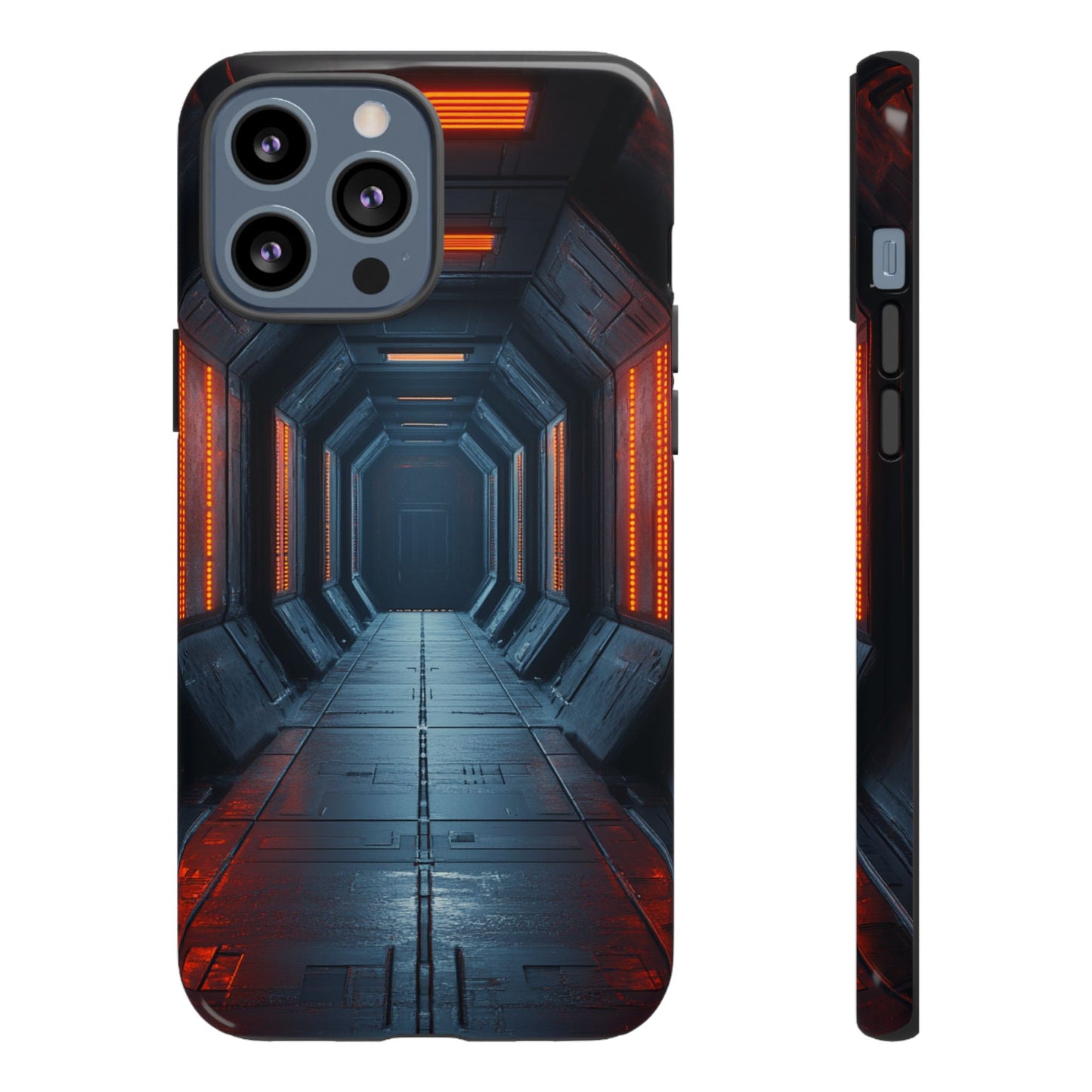 Red Alert Corridor – Tough iPhone Case