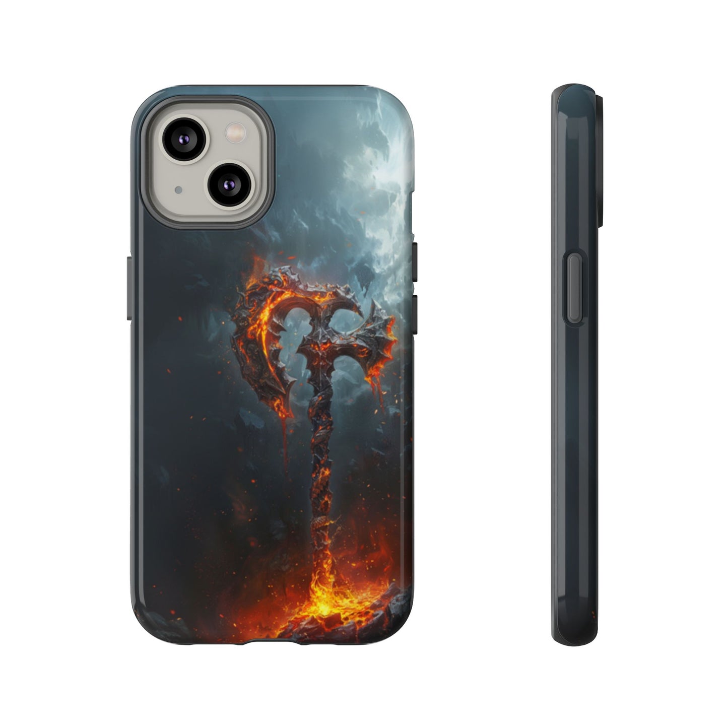 Molten War Axe - Tough iPhone Case