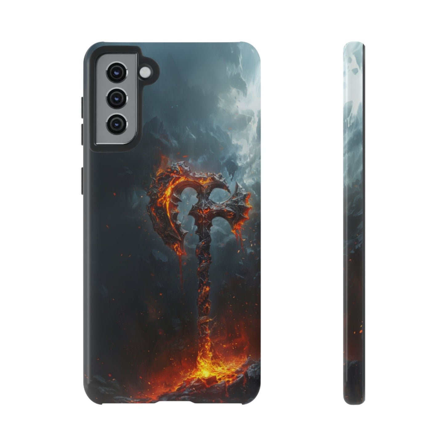Molten War Axe - Tough Samsung Galaxy Case