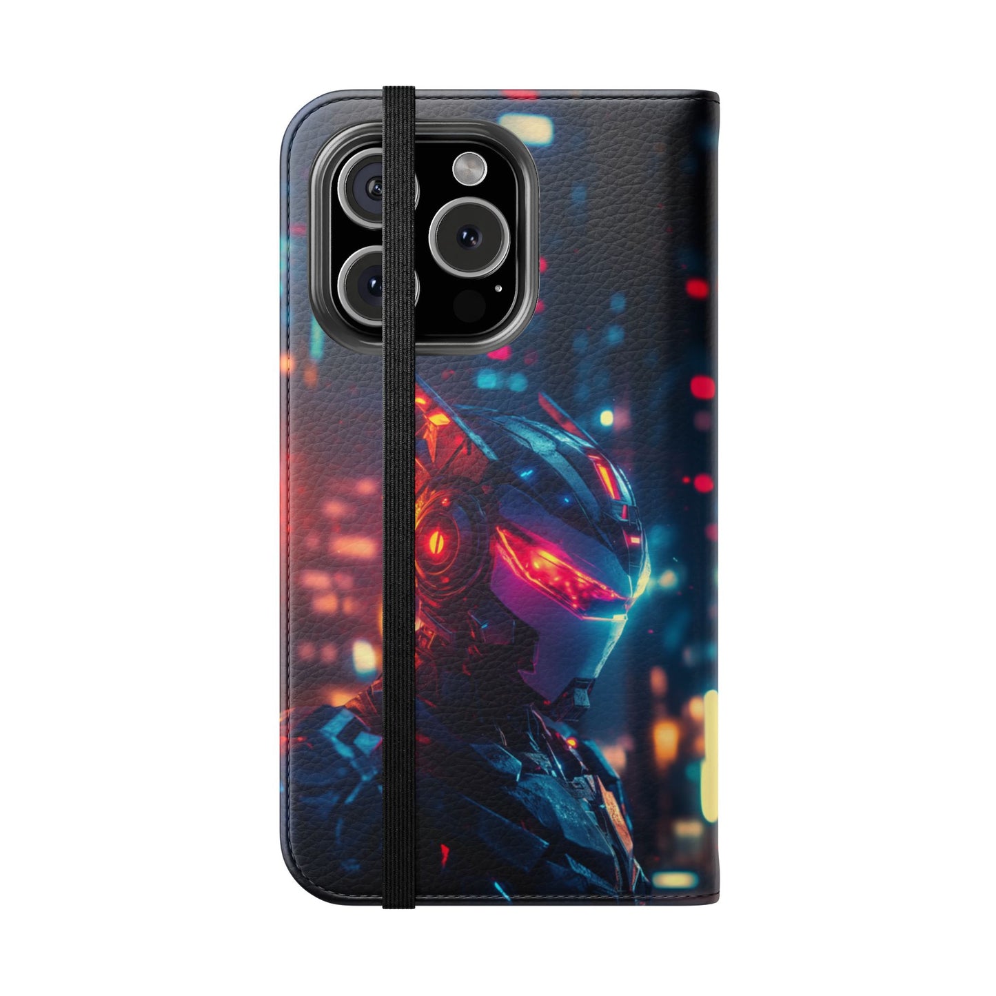 Neon Cyborg - Wallet Flip Case