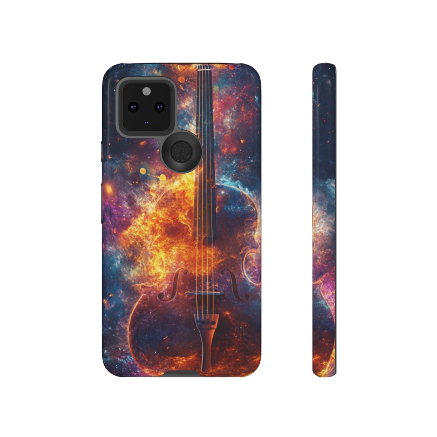 Fiery Violin Galaxy Phone Case – iPhone, Samsung, Google Pixel