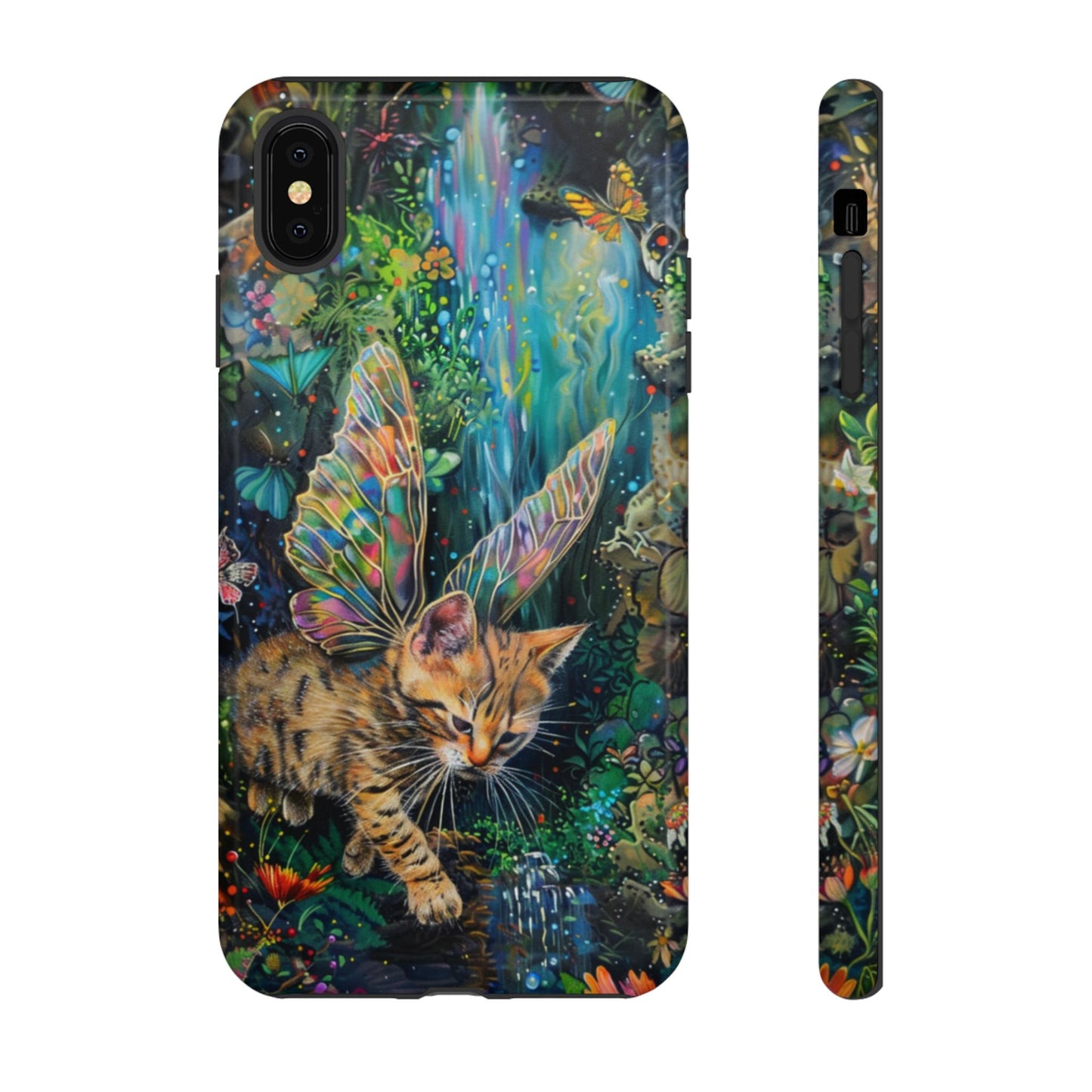 Fairy Garden Cat Phone Case – iPhone, Google Pixel, Samsung Galaxy